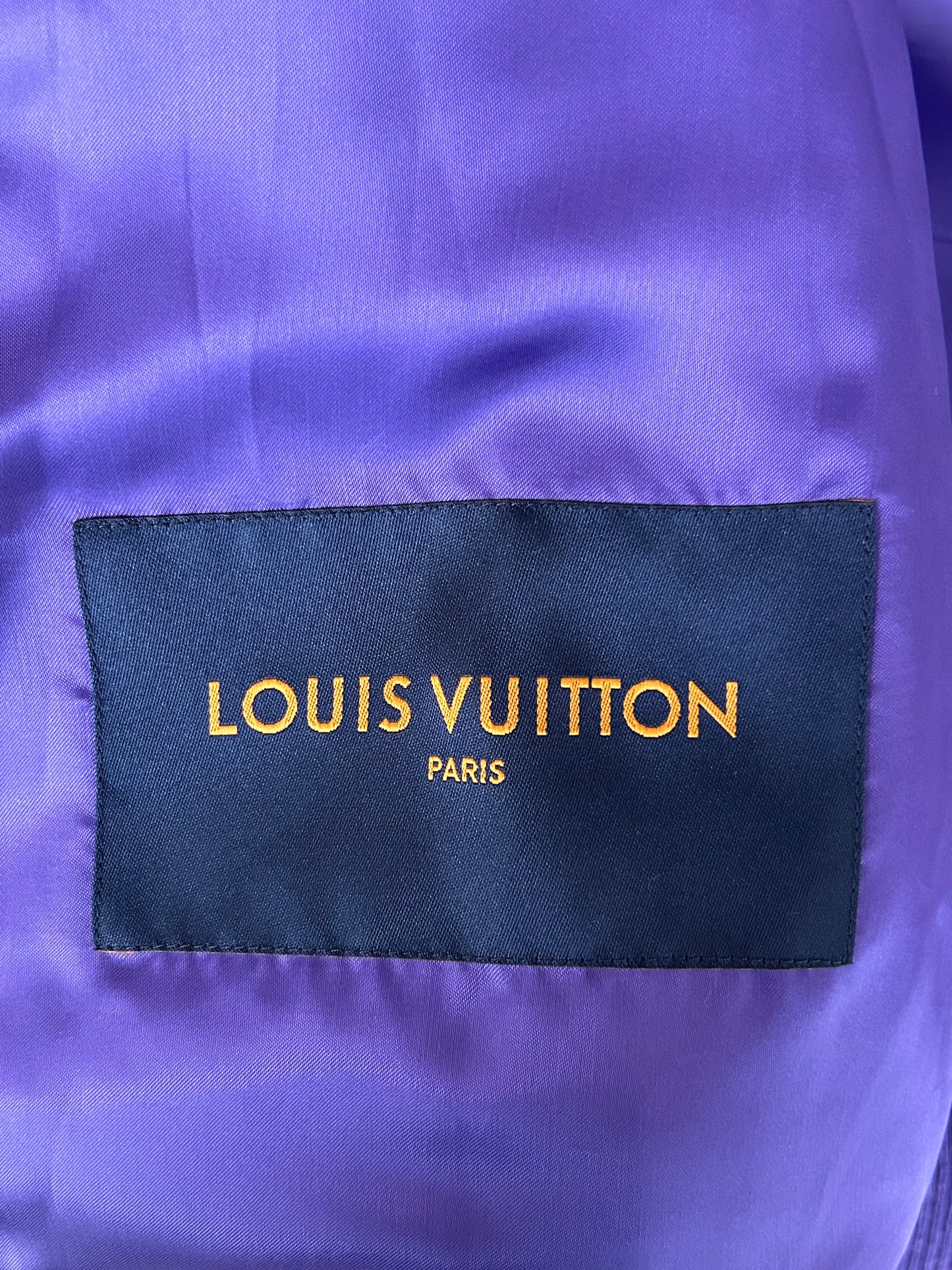 Louis Vuitton Purple & White Frog Varsity Jacket