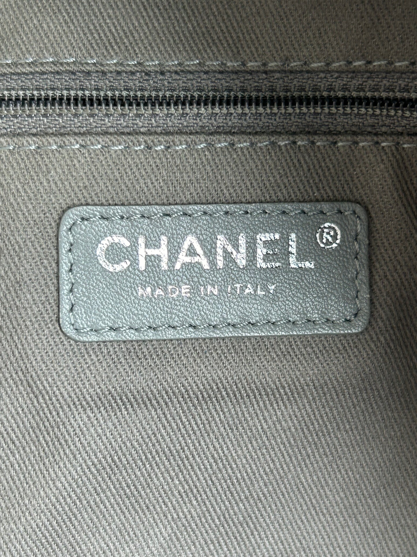 Chanel Beige & White Graffiti Backpack