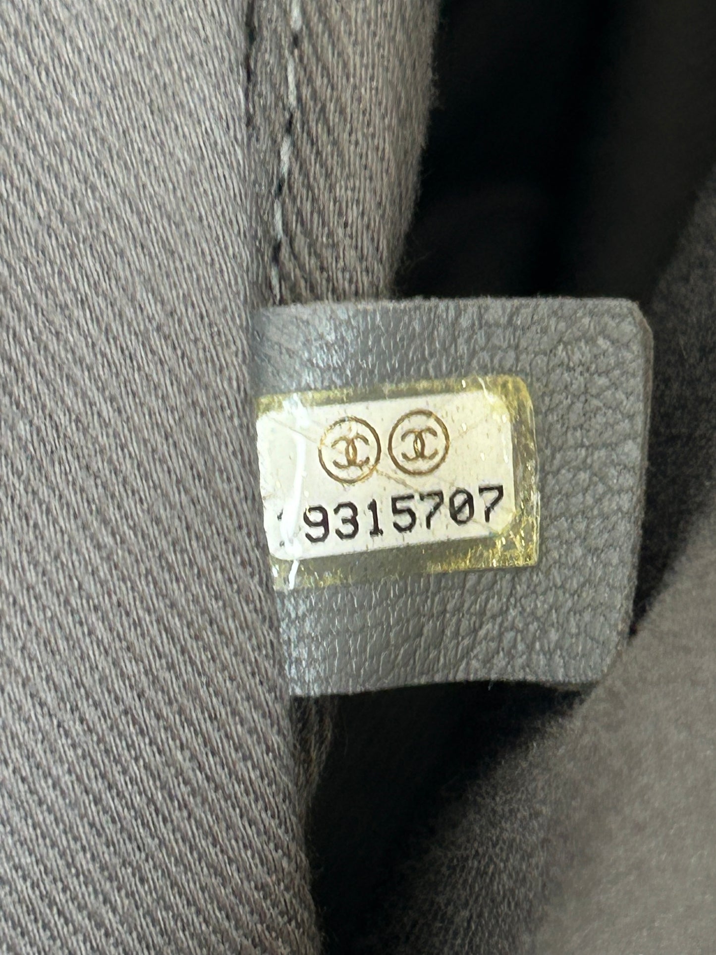 Chanel Beige & White Graffiti Backpack