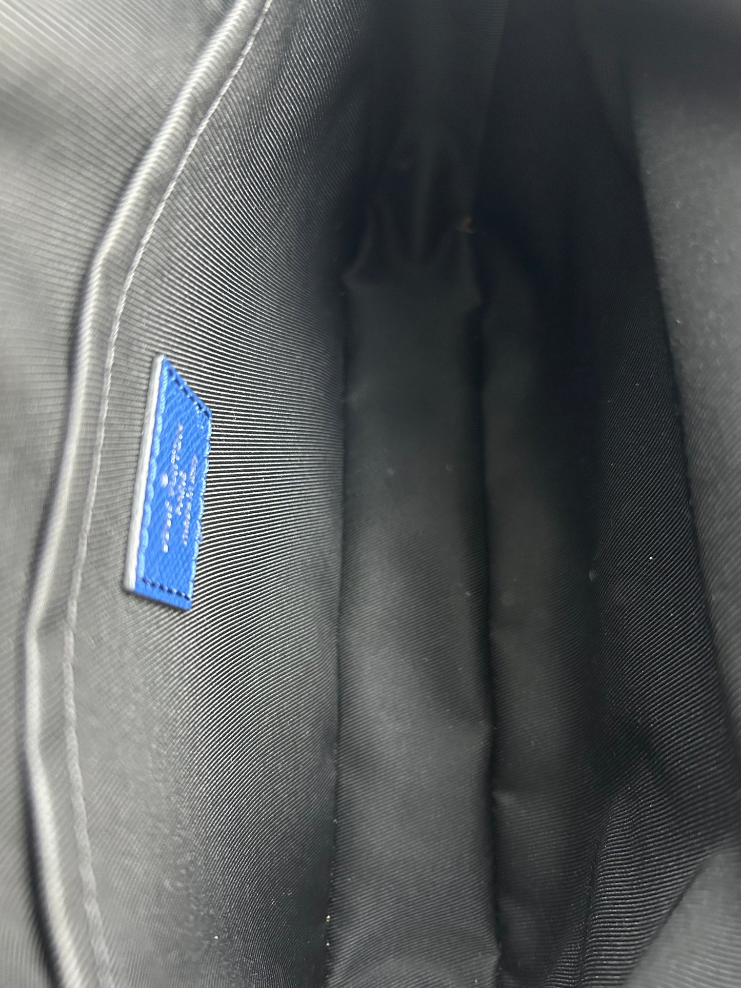 Louis Vuitton Blue Taigarama Monogram Outdoor Messenger Bag