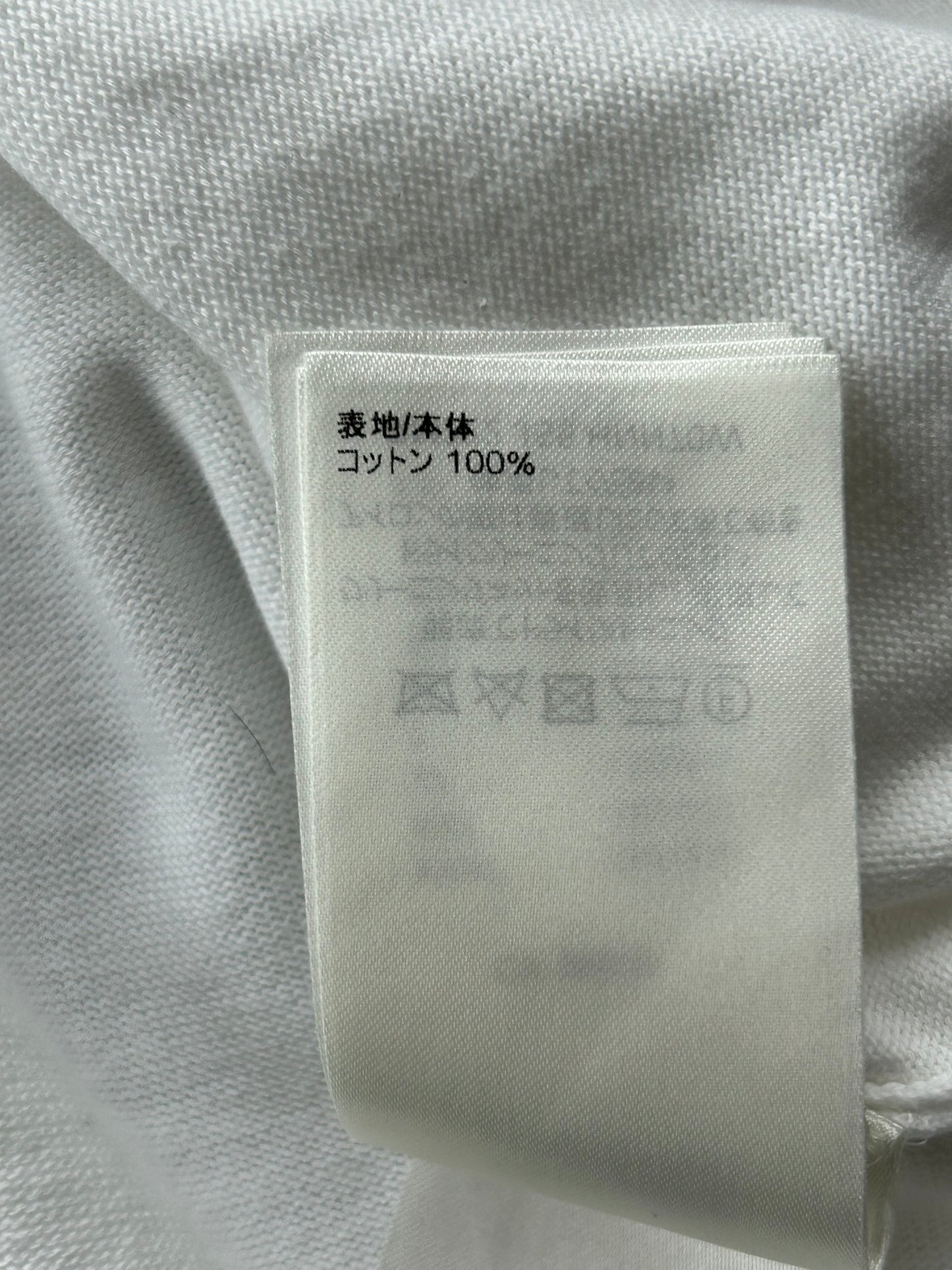 Louis Vuitton White & Blue Logo Intarsia T-Shirt