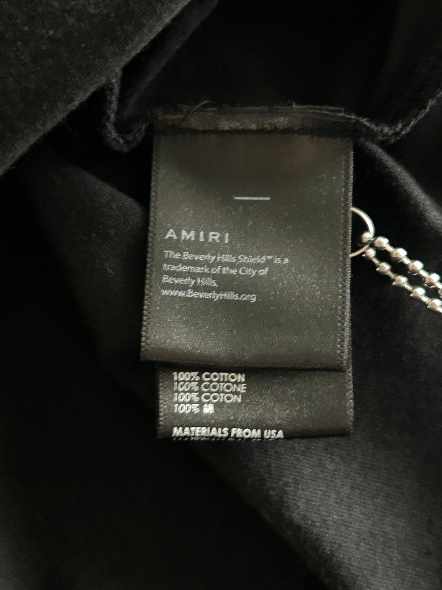 Amiri Black Rainbow Beverly Hills Longsleeve T-Shirt