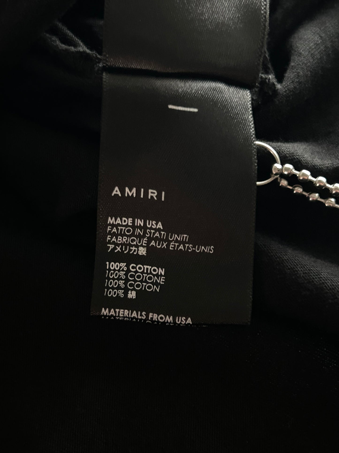 Amiri Black Rainbow Beverly Hills Longsleeve T-Shirt