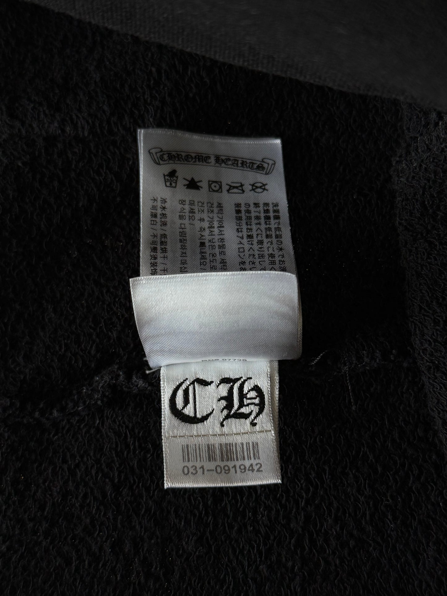 Chrome Hearts Black Matty Boy Stay Fast Hoodie