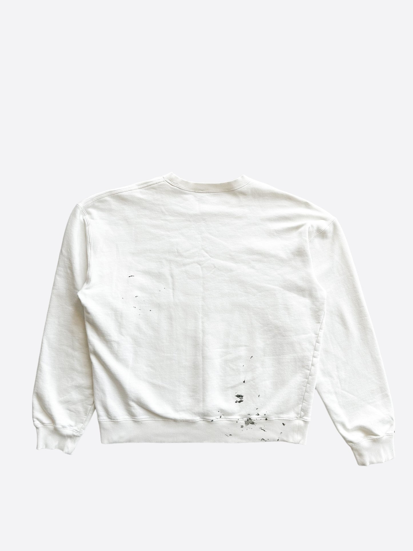 Dior Cactus Jack White & Brown Embroidered Logo Sweater