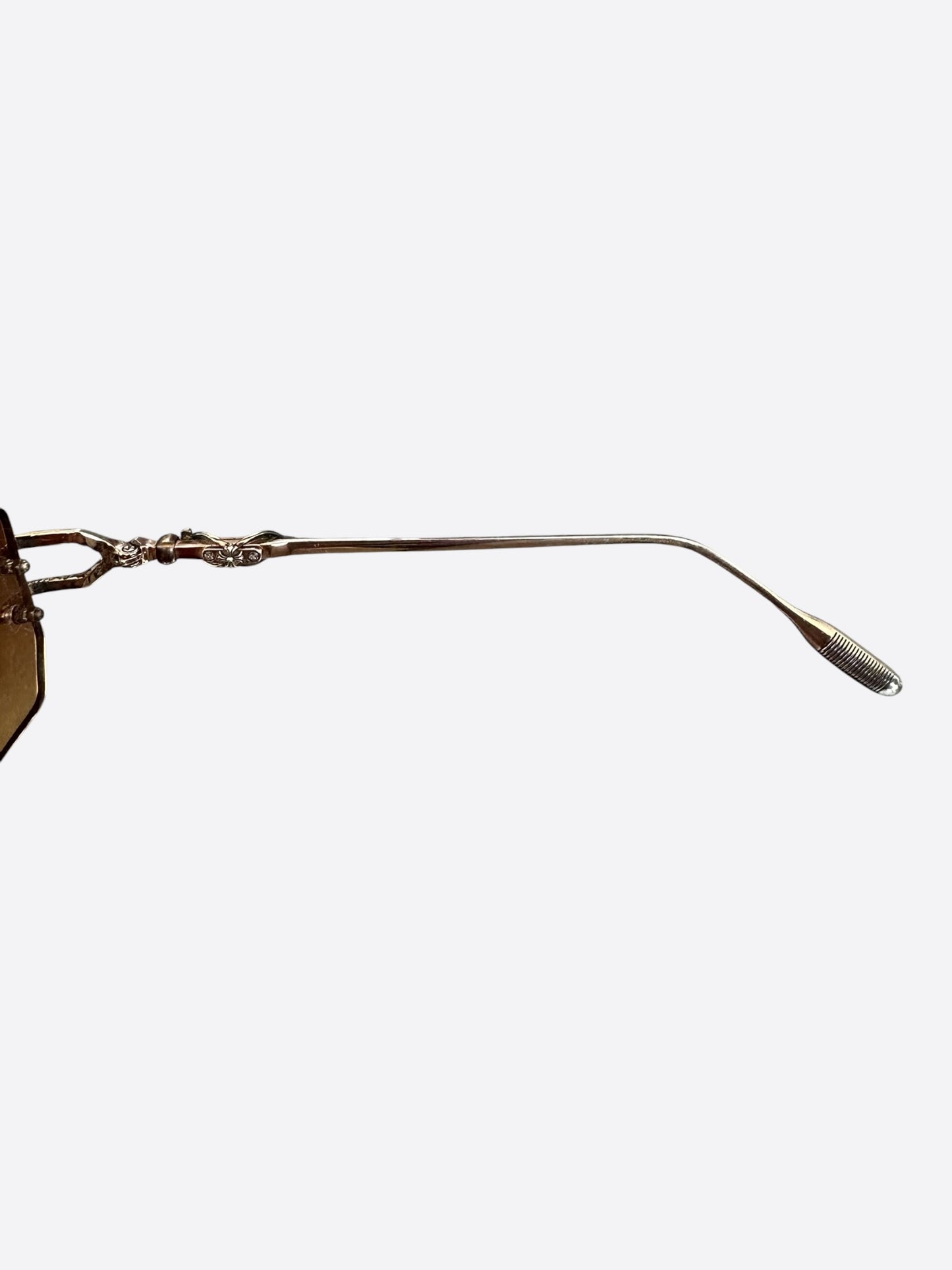 Chrome Hearts Gold Lordie Sunglasses