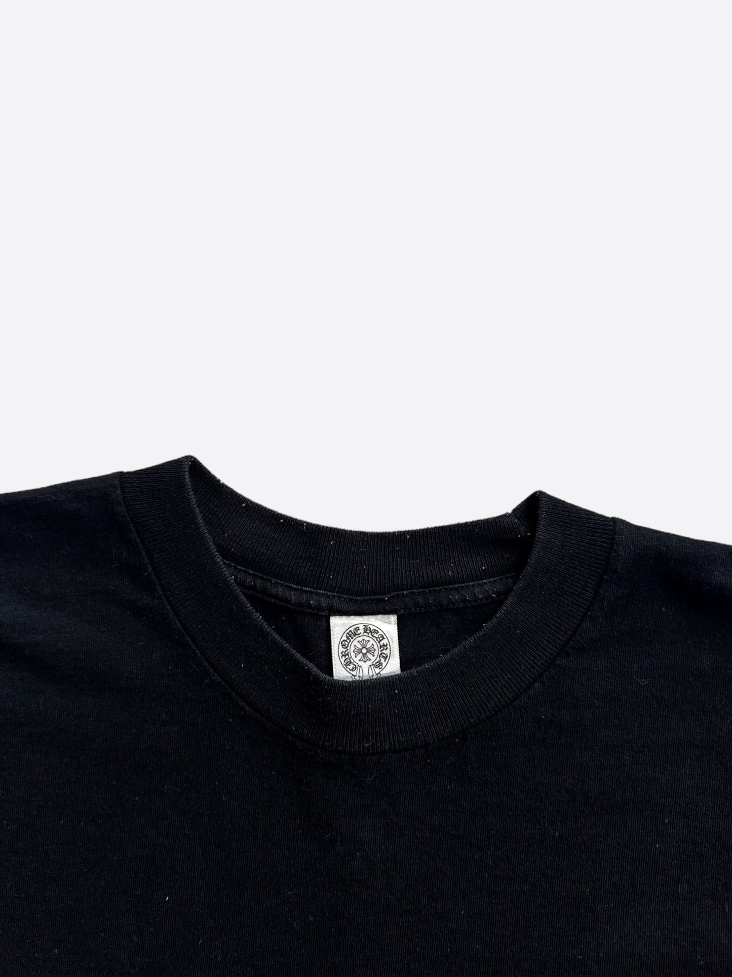 Chrome Hearts Black & Grey Cross Logo T-Shirt