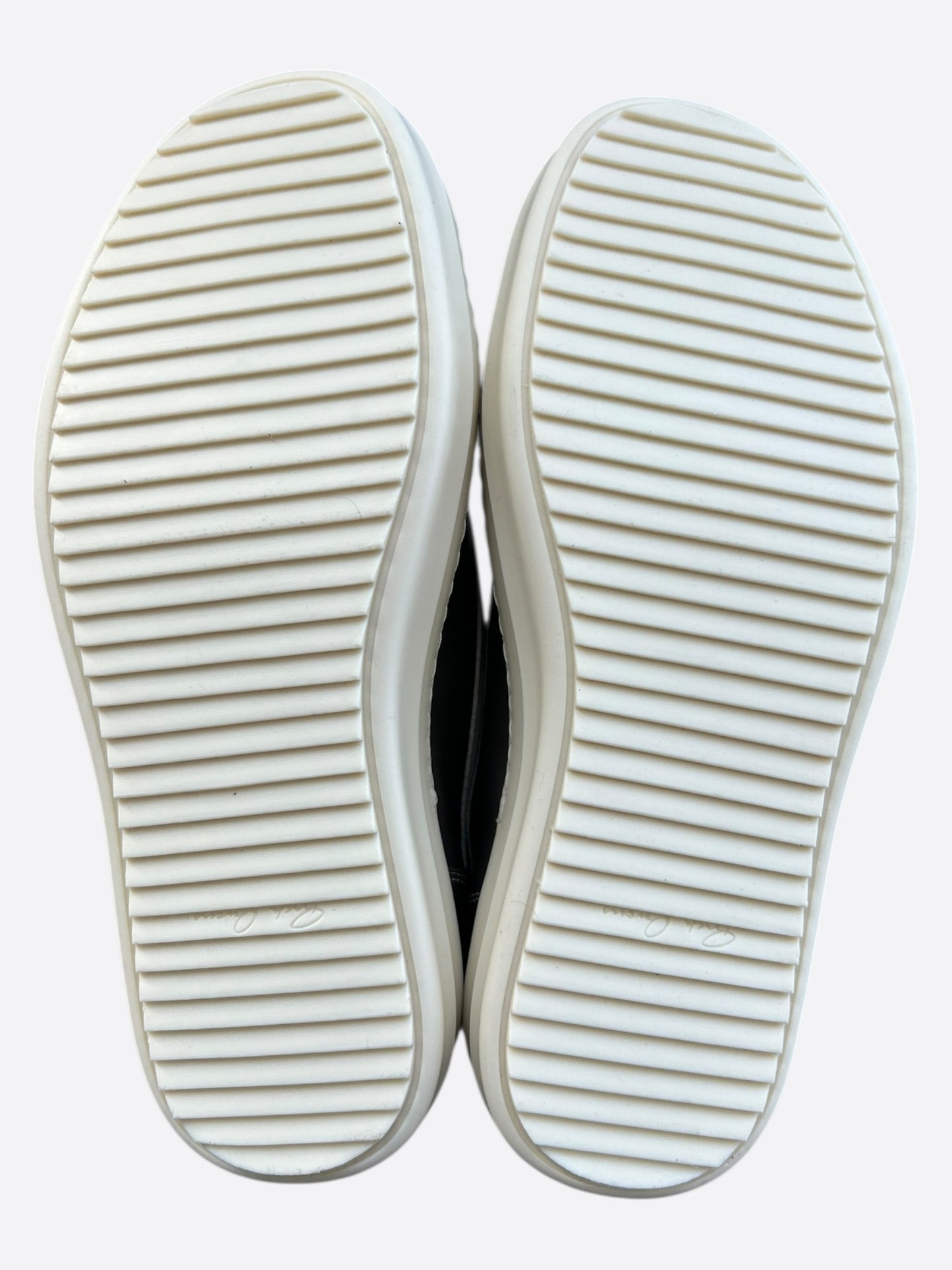 Rick Owens Grey & White Vintage Women's Low Top Sneakers