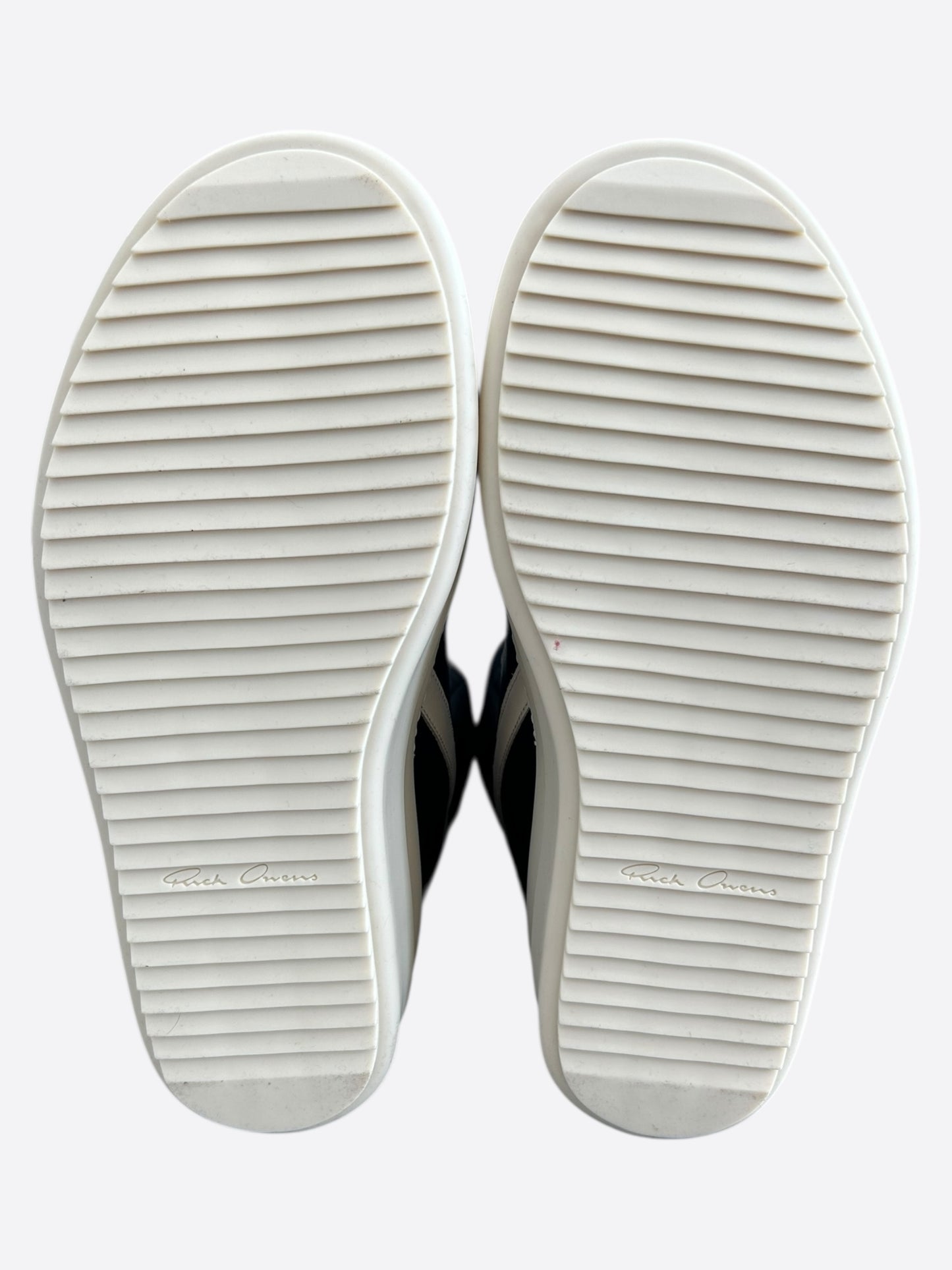 Rick Owens Black & White Mega Geobaskets