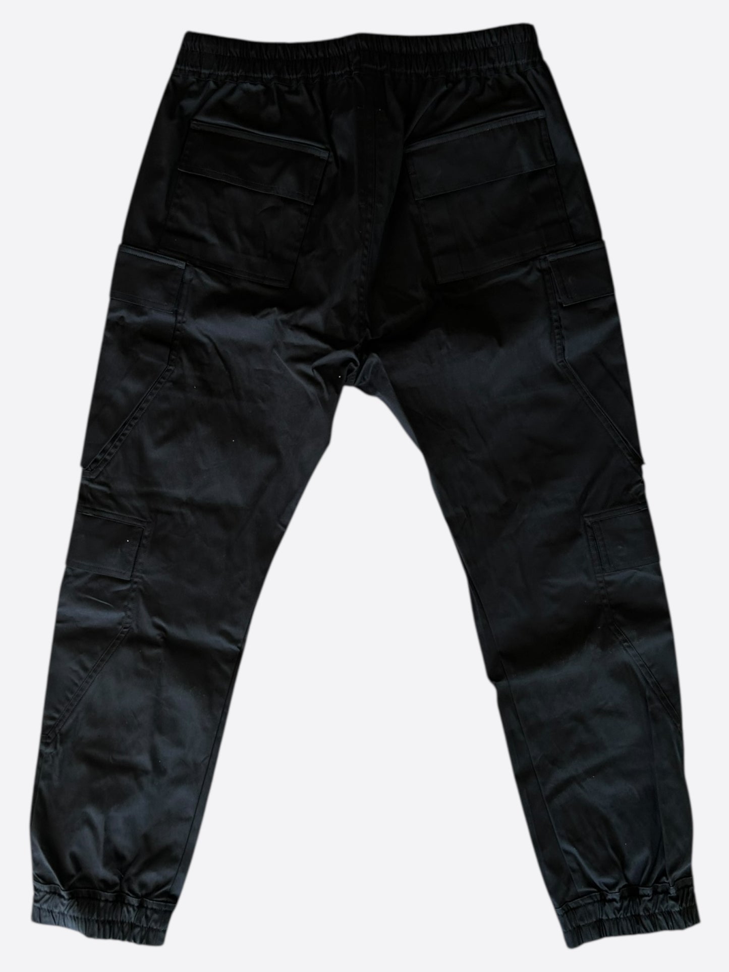 Rick Owens Black Mastodon Cargo Pants