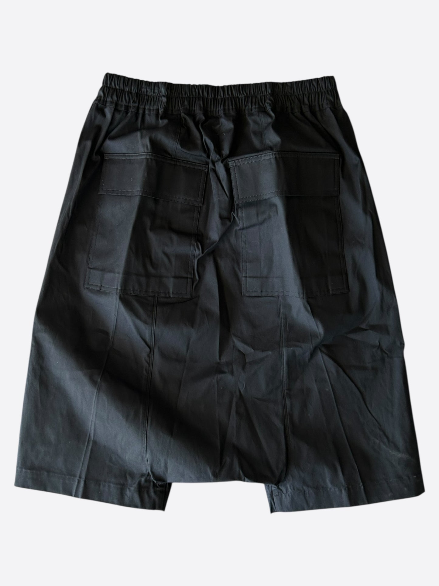 Rick Owens Black Pod Shorts