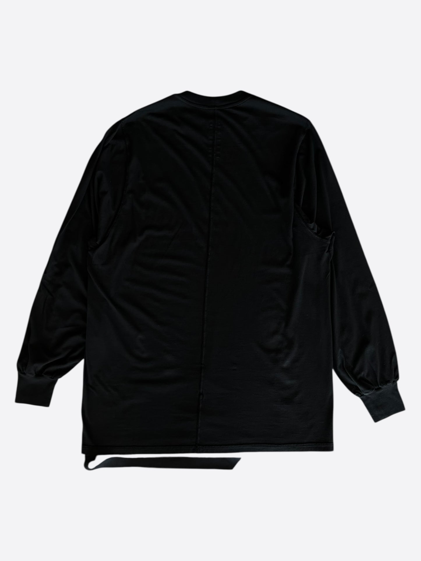 Rick Owens Black & White Hollywood Longsleeve T-Shirt