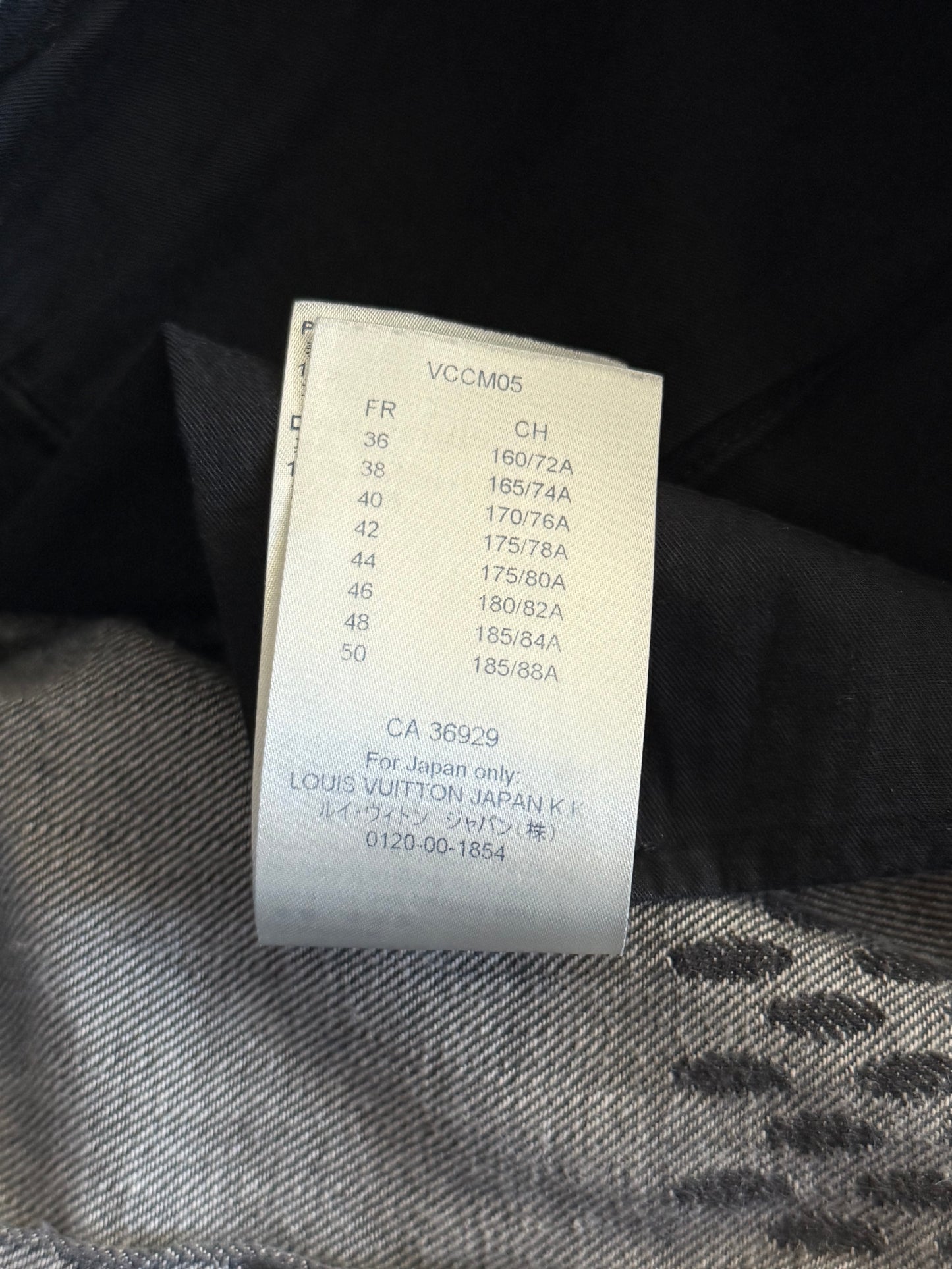 Louis Vuitton Nigo Grey Giant Damier Monogram Jeans