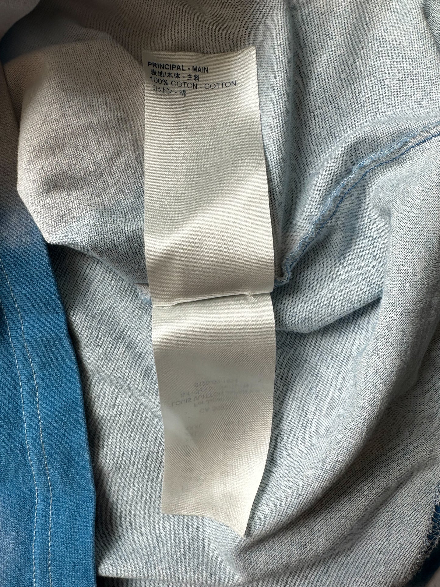 Louis Vuitton Blue & White Cloud Logo T-Shirt