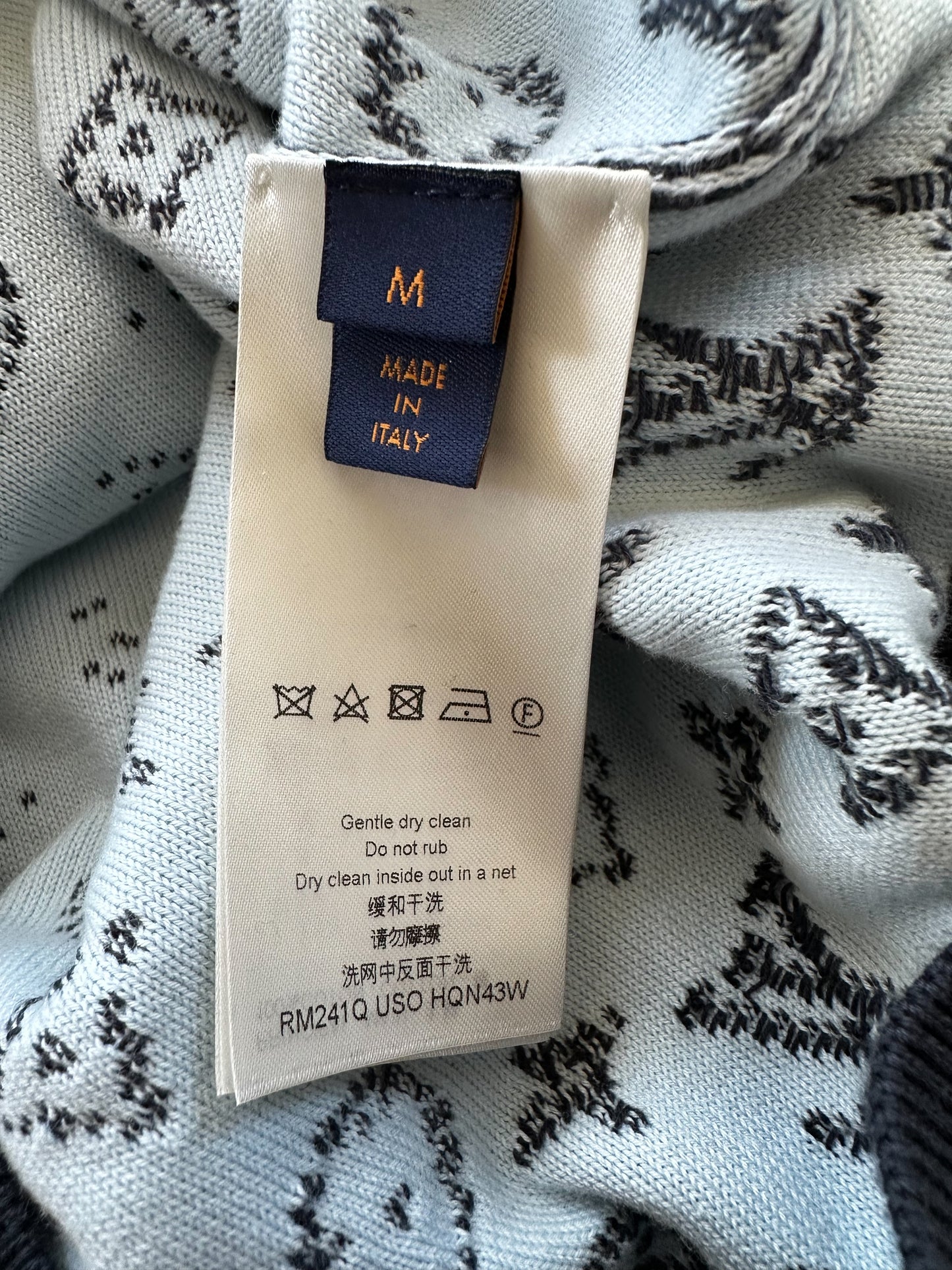 Louis Vuitton Grey & White Monogram Gradient Hoodie