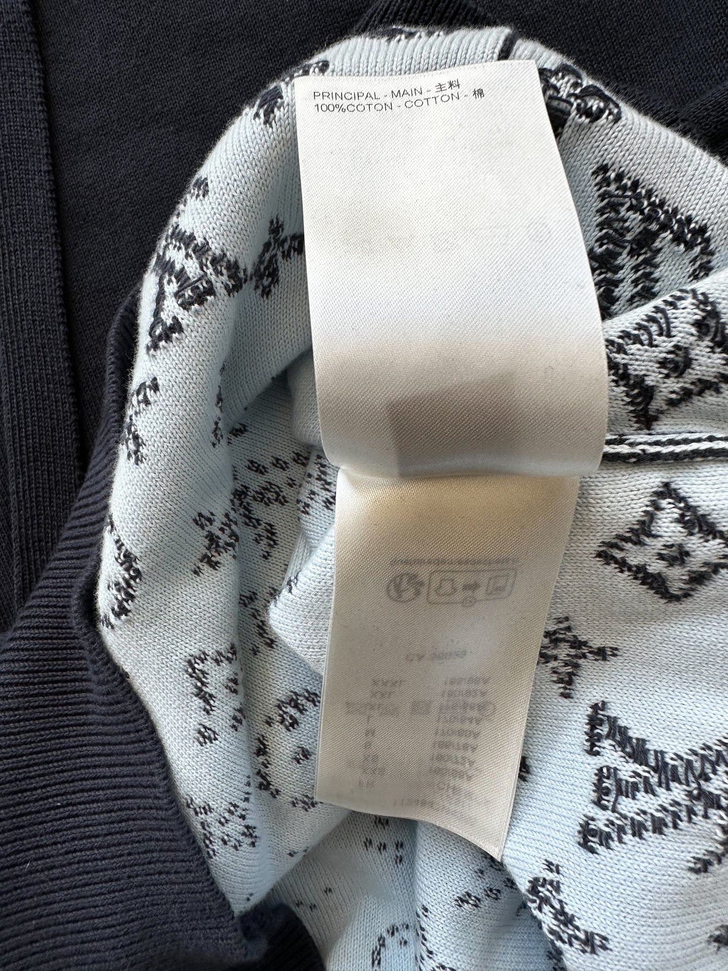 Louis Vuitton Grey & White Monogram Gradient Hoodie