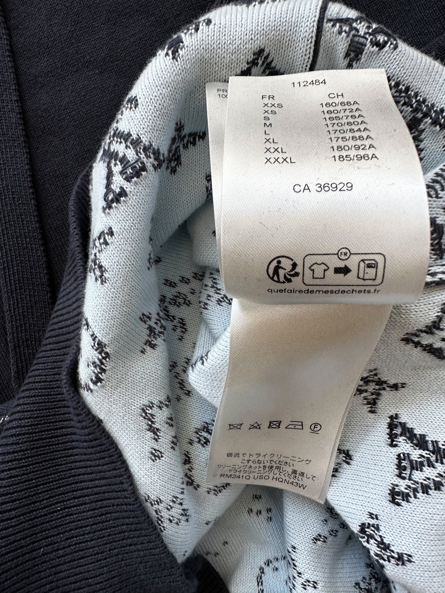 Louis Vuitton Grey & White Monogram Gradient Hoodie