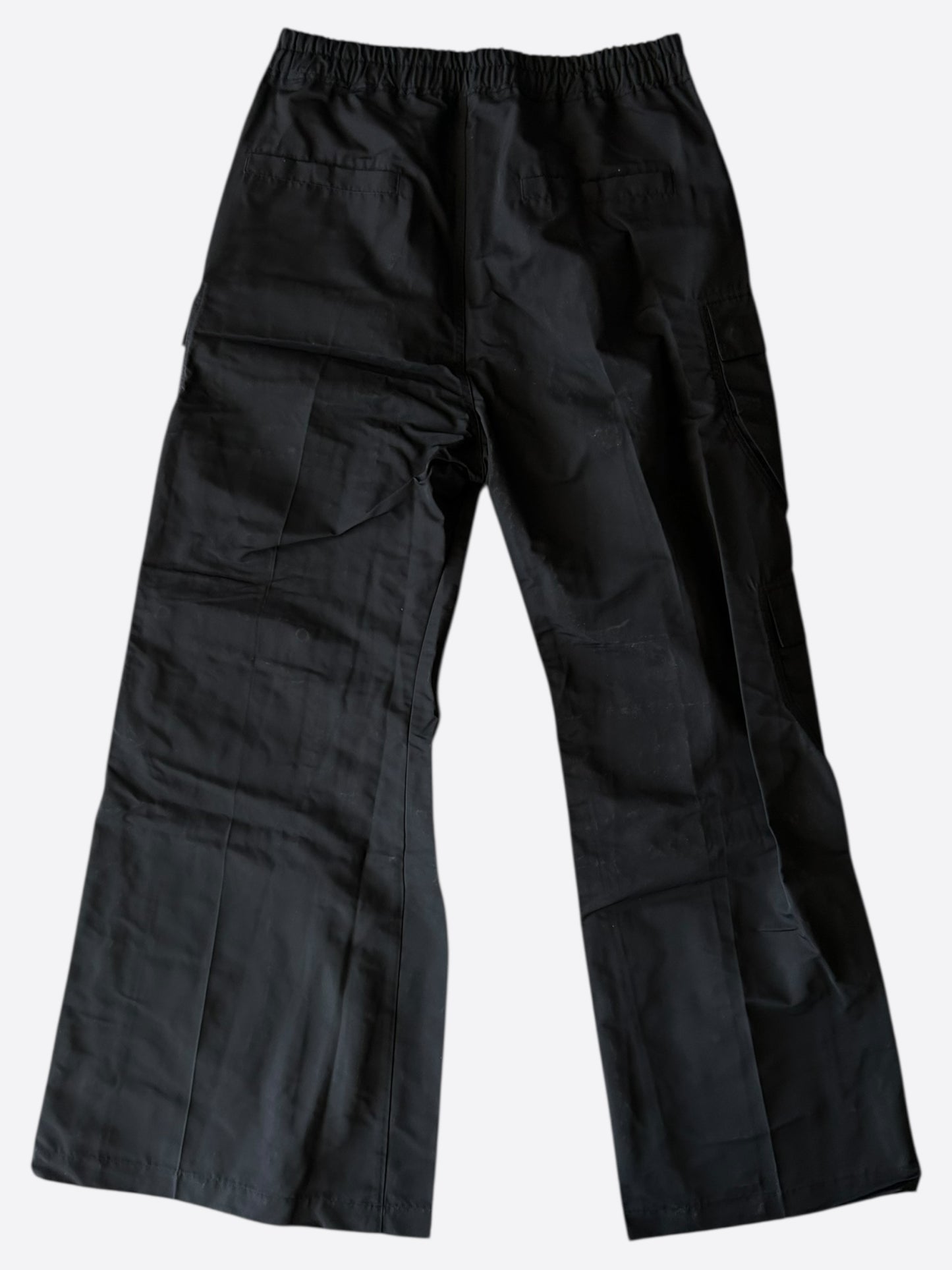 Rick Owens Black Cargo Bela Wide Pants