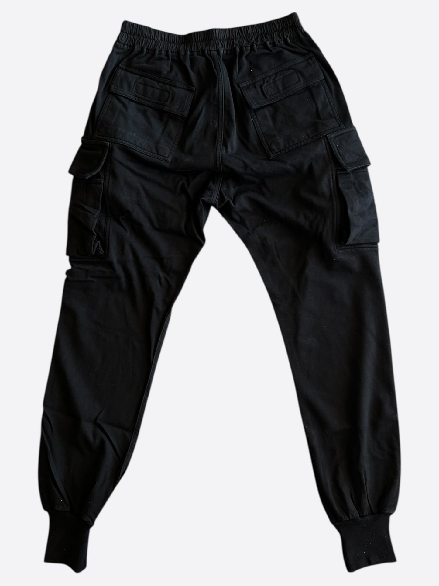 Rick Owens Black Mastodon Cargo Pants