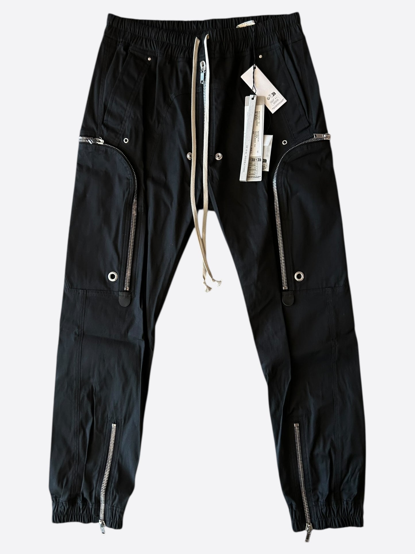 Rick Owens Black Bauhaus Cargo Pants