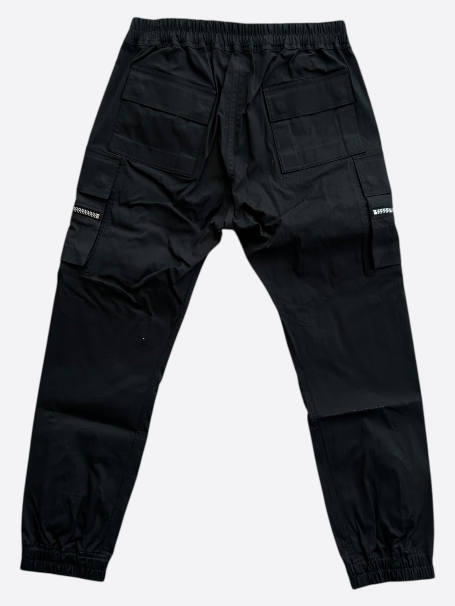 Rick Owens Black Mastodon Cargo Pants