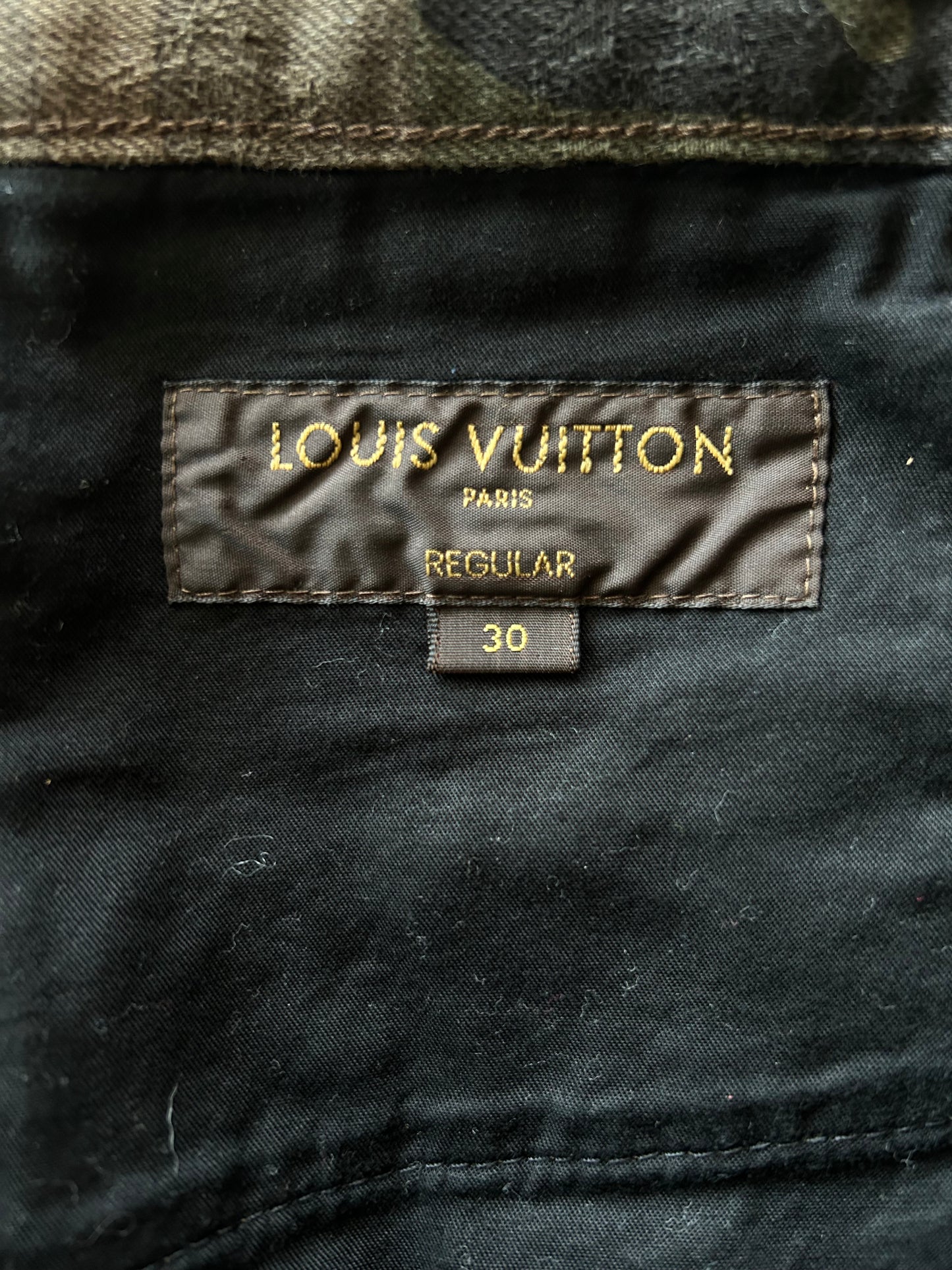 Louis Vuitton Supreme Camouflage Monogram Carpenter Jeans