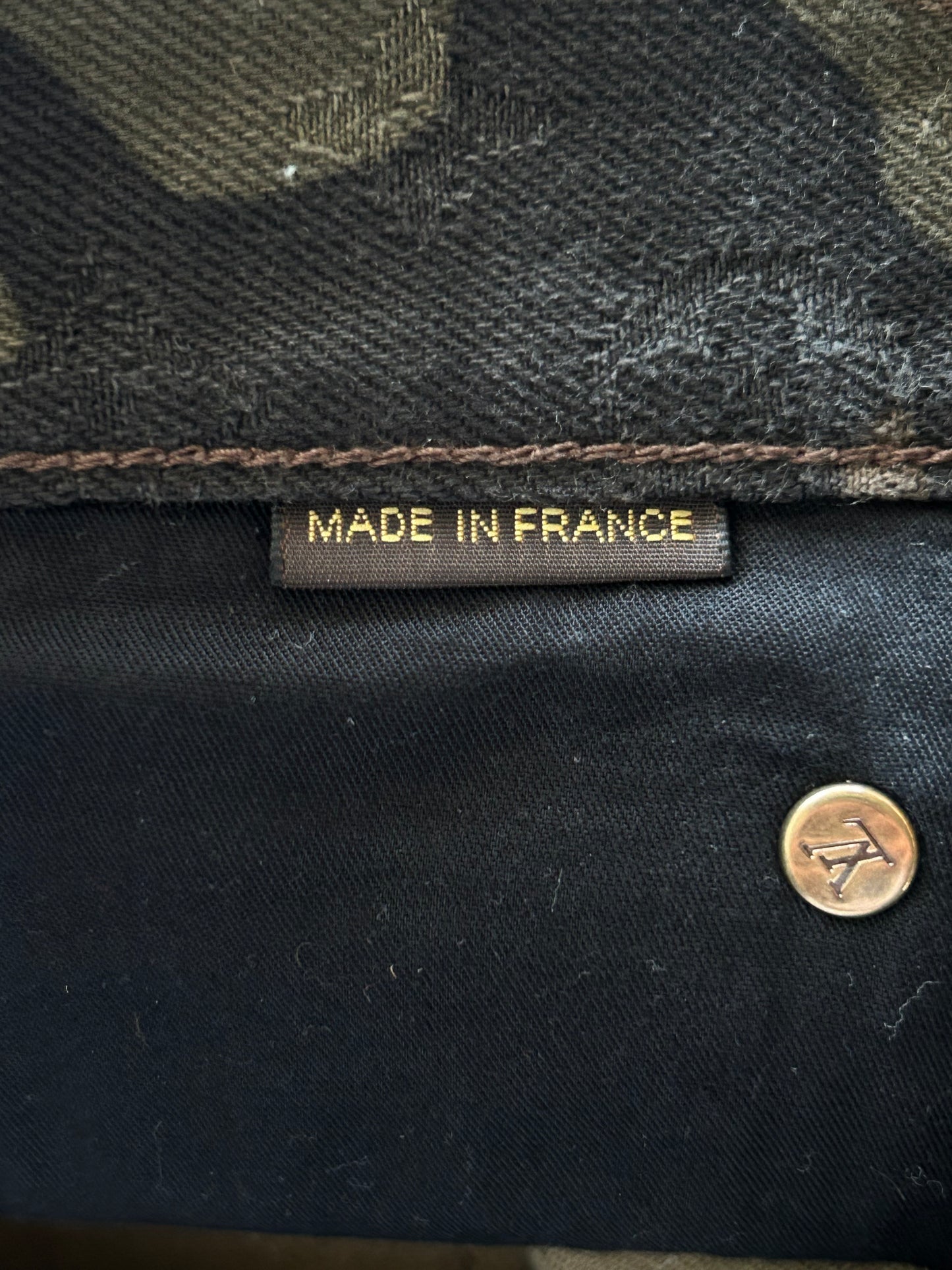 Louis Vuitton Supreme Camouflage Monogram Carpenter Jeans