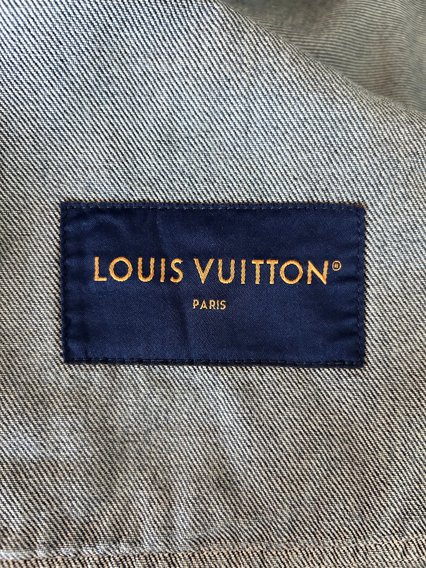 Louis Vuitton Blue Monogram Denim Workwear Jacket