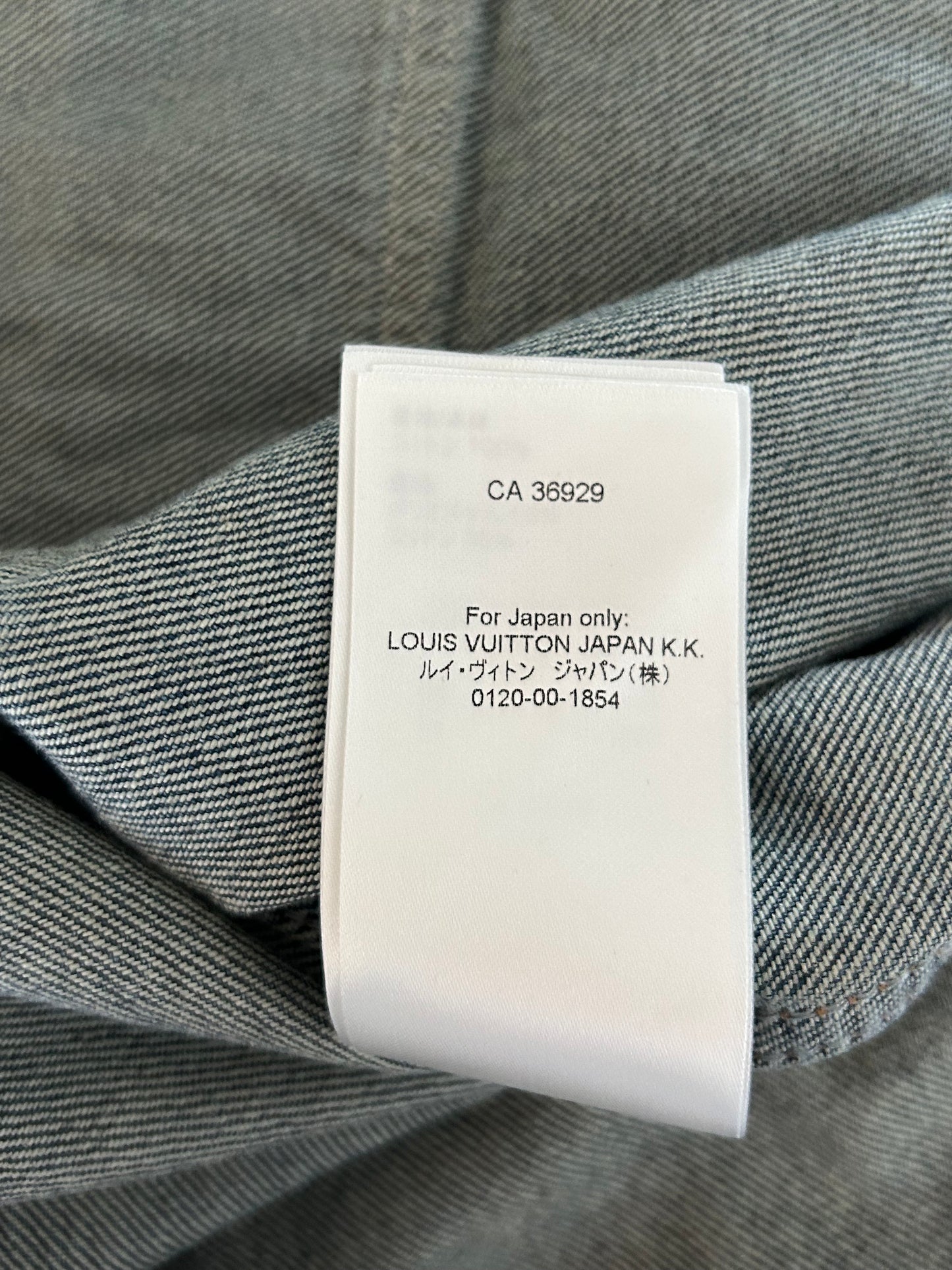 Louis Vuitton Blue Monogram Denim Workwear Jacket