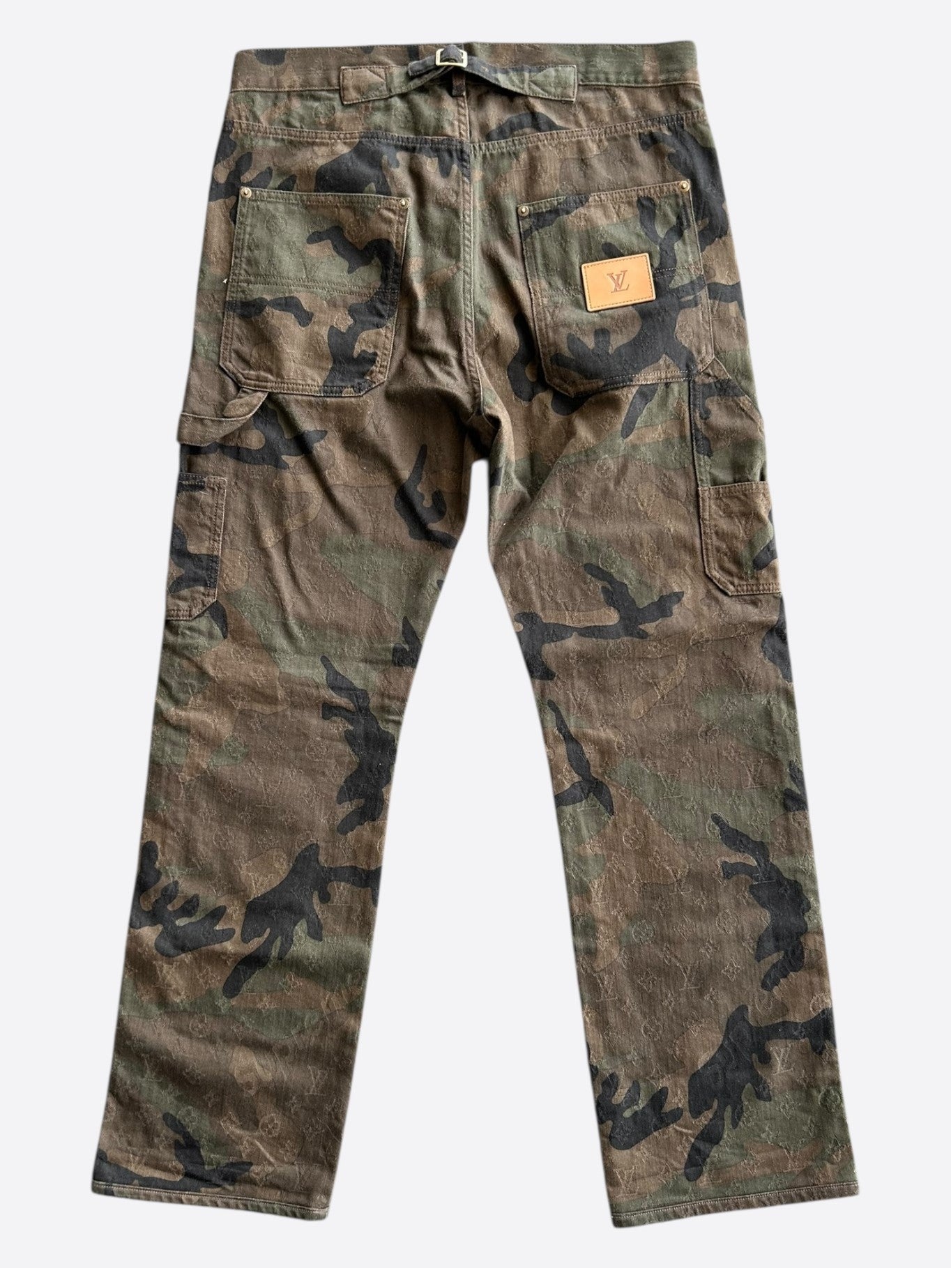 Louis Vuitton Supreme Camouflage Monogram Carpenter Jeans