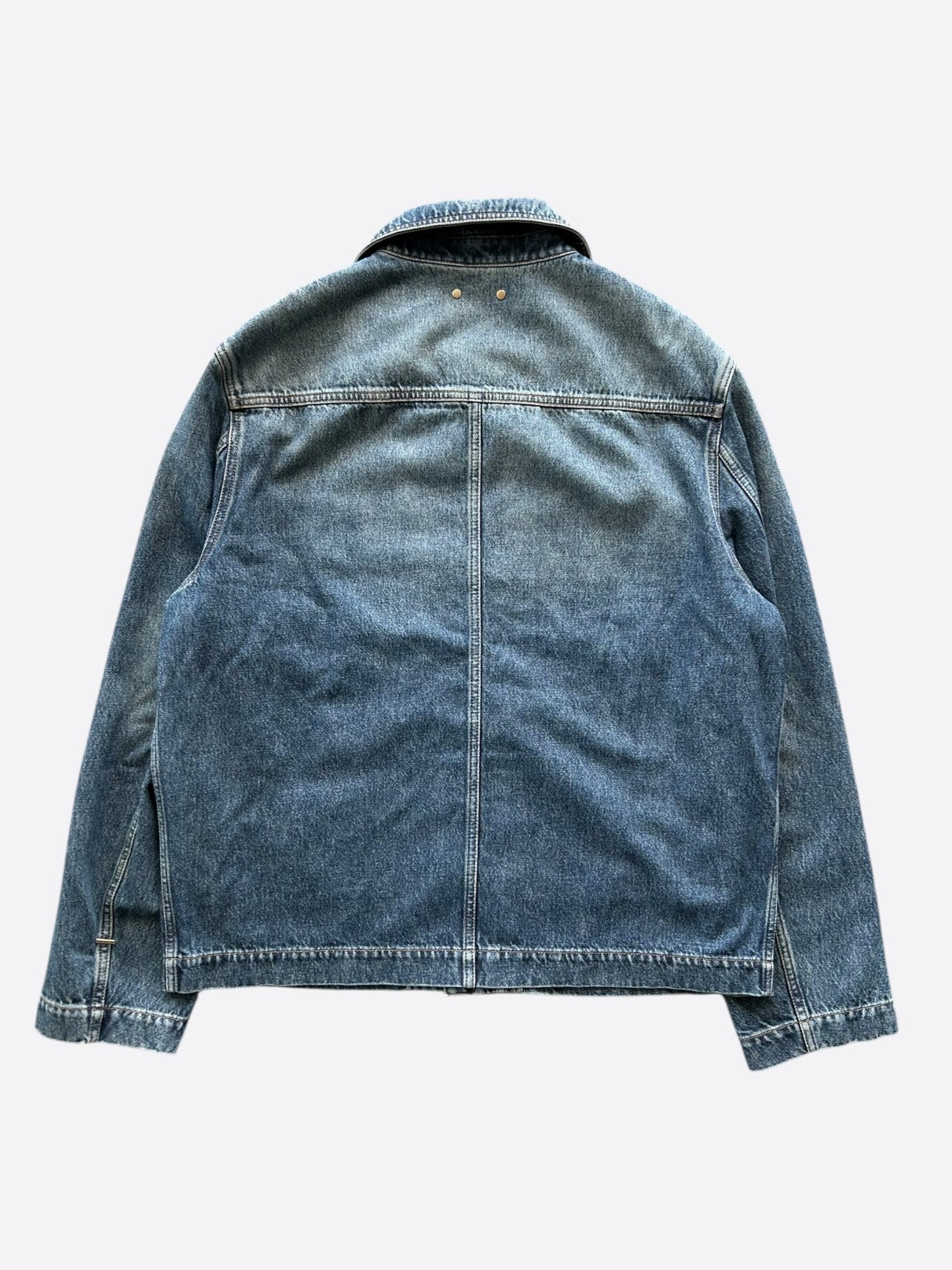 Louis Vuitton Blue Monogram Denim Workwear Jacket