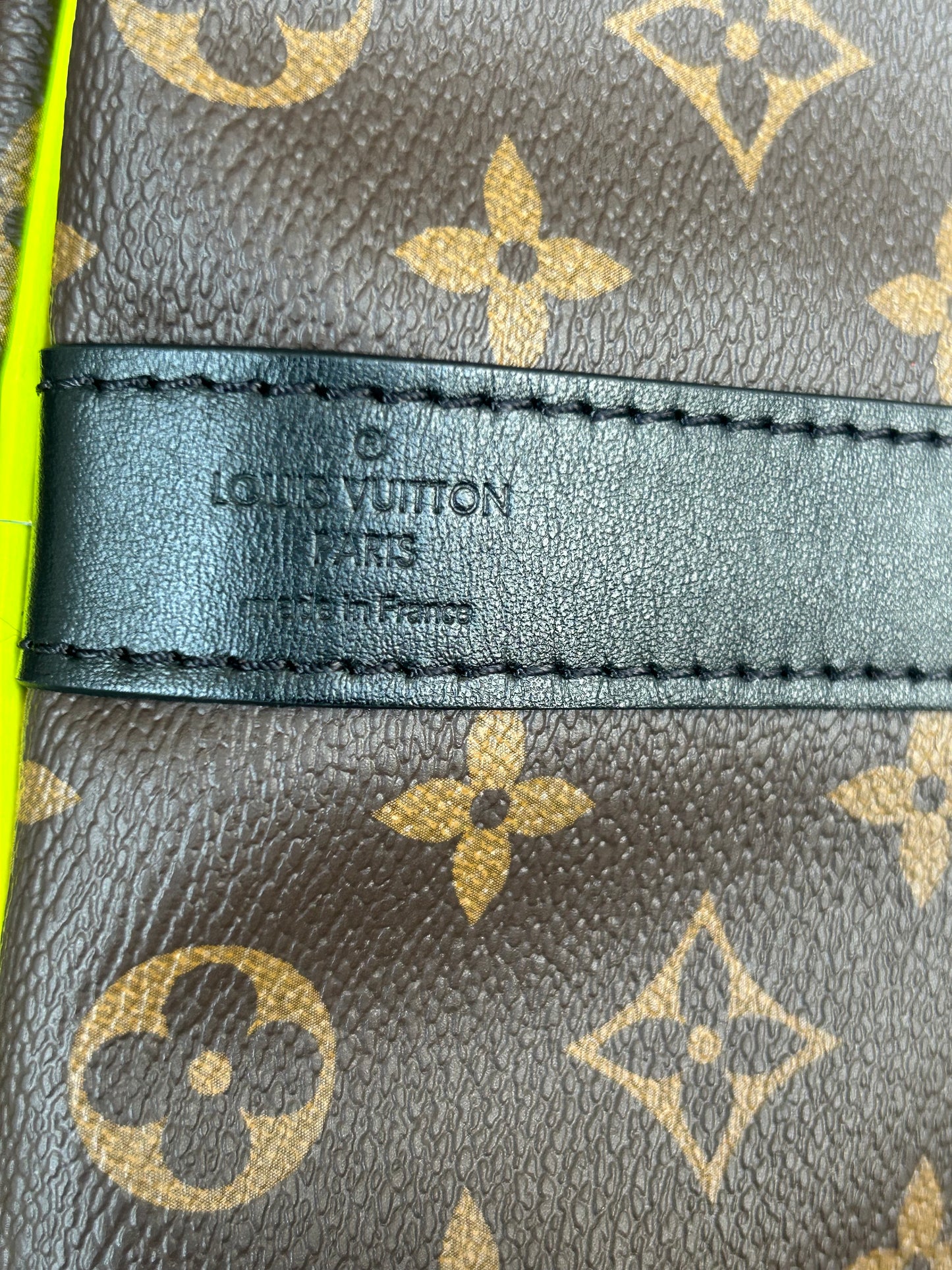 Louis Vuitton Brown & Yellow Monogram Keepall 50