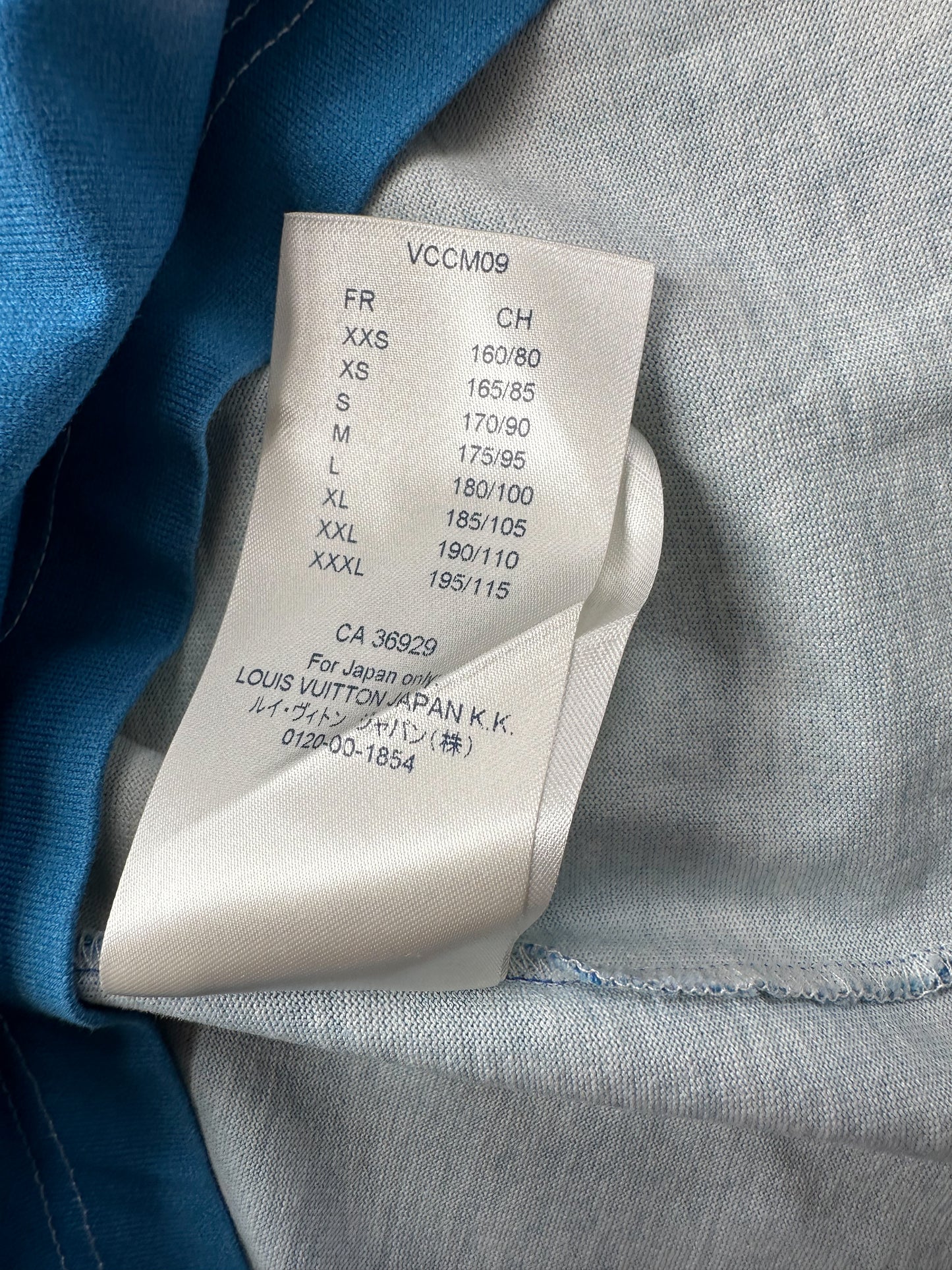 Louis Vuitton Blue & White Cloud Logo T-Shirt