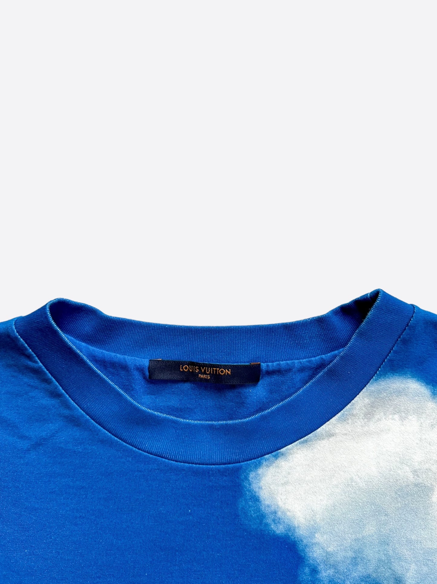 Louis Vuitton Blue & White Cloud Logo T-Shirt