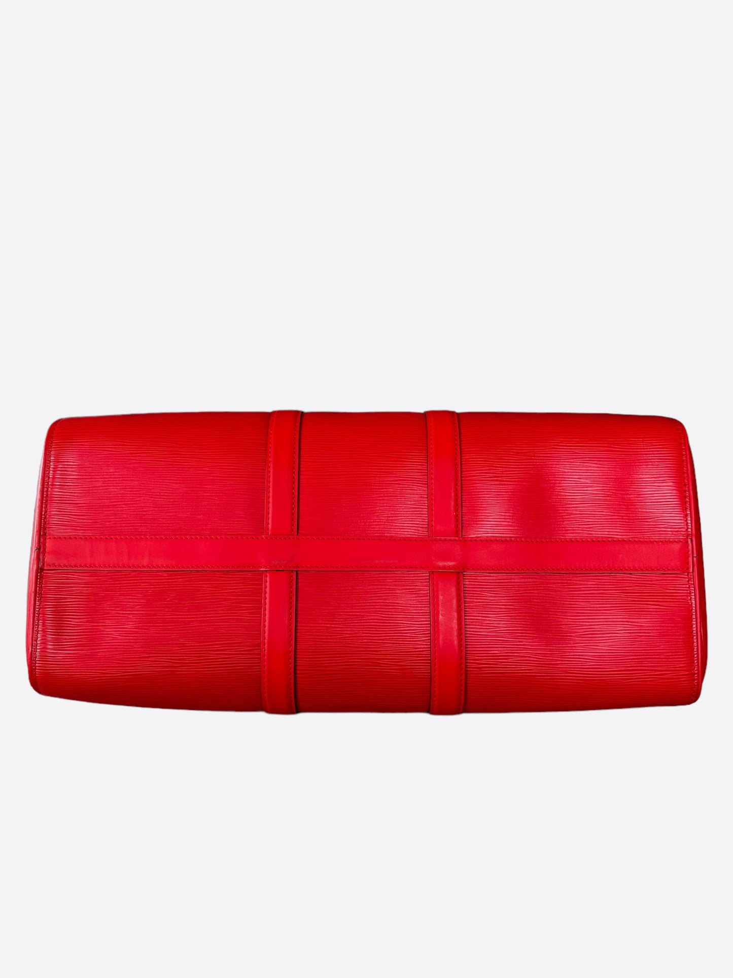 Louis Vuitton Supreme Red EPI Keepall 45