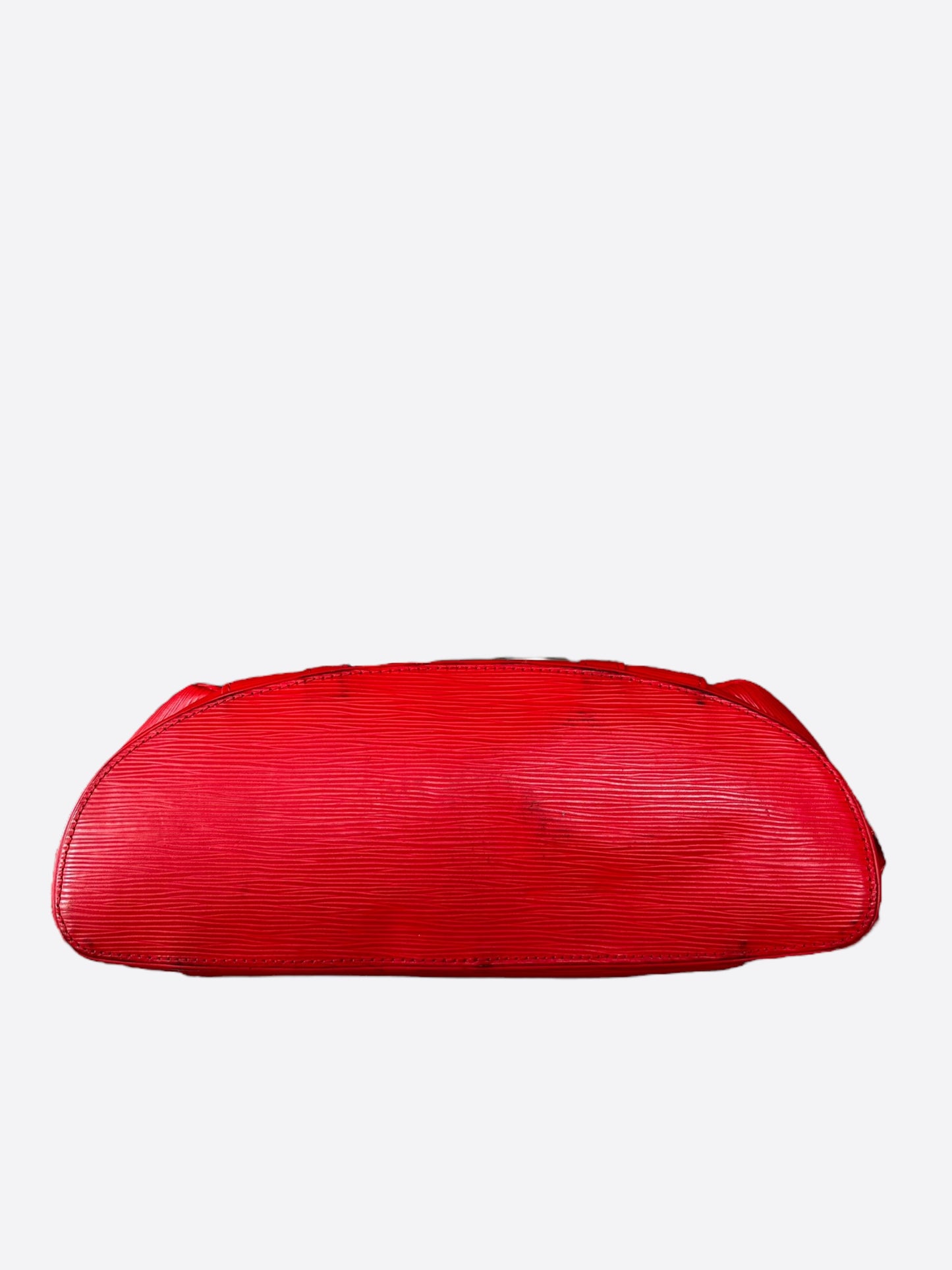Louis Vuitton Supreme Red & White EPI Christopher Backpack
