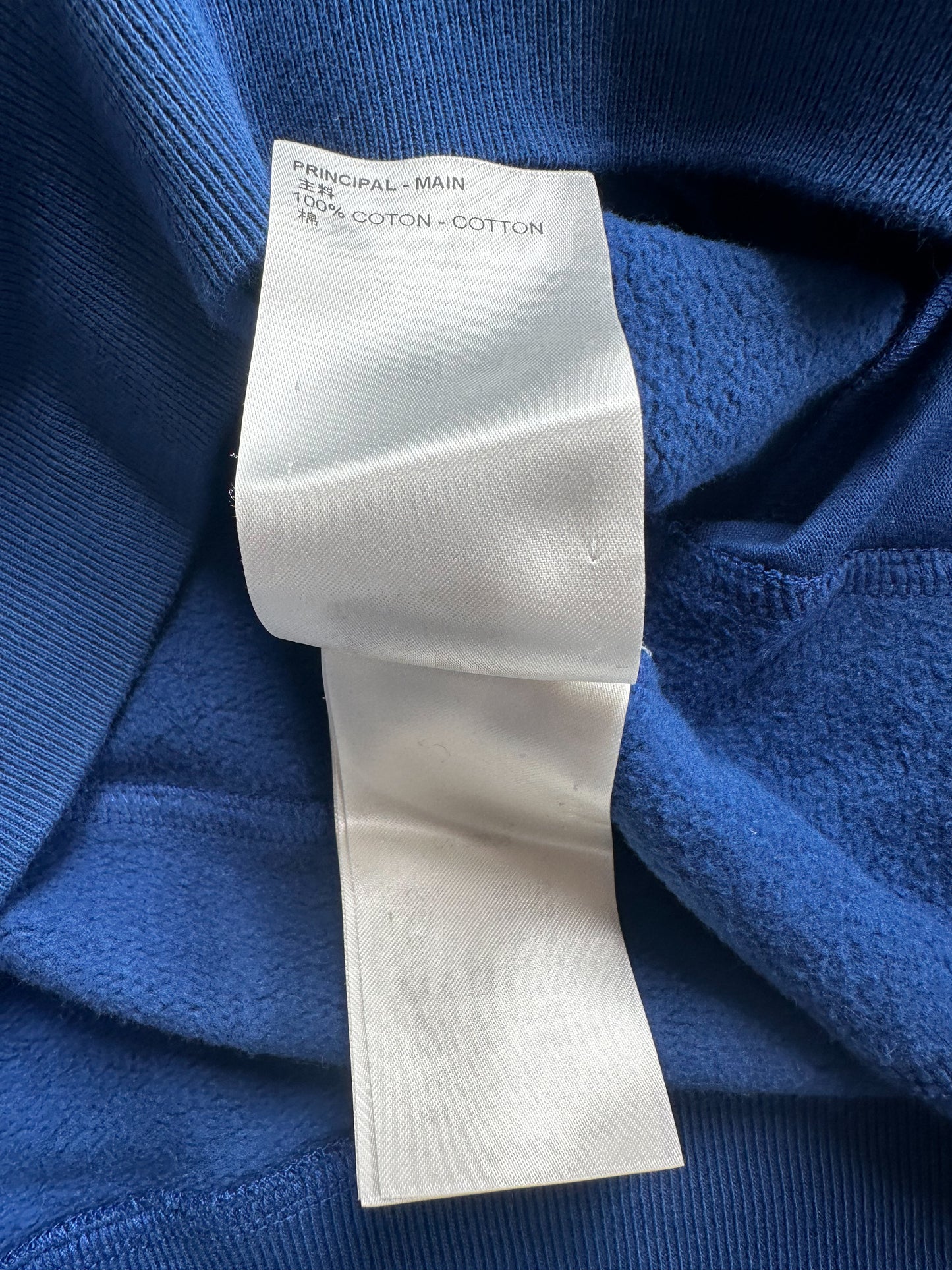 Louis Vuitton Blue Circle Cut Monogram Hoodie
