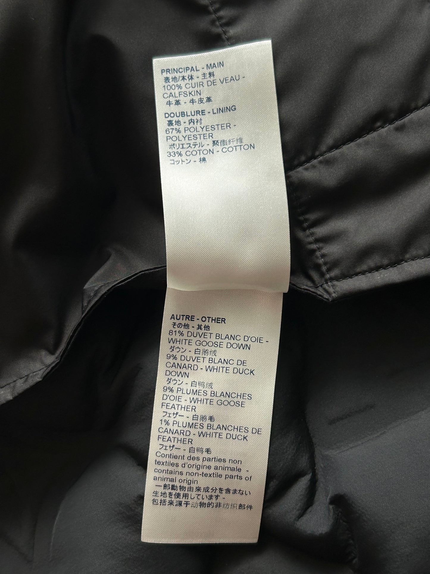 Louis Vuitton Black Monogram Boyhood Puffer Vest