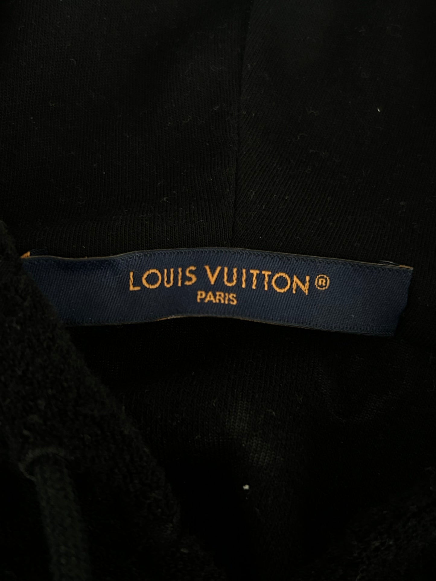 Louis Vuitton Black Monogram Towel Zip Up Hoodie