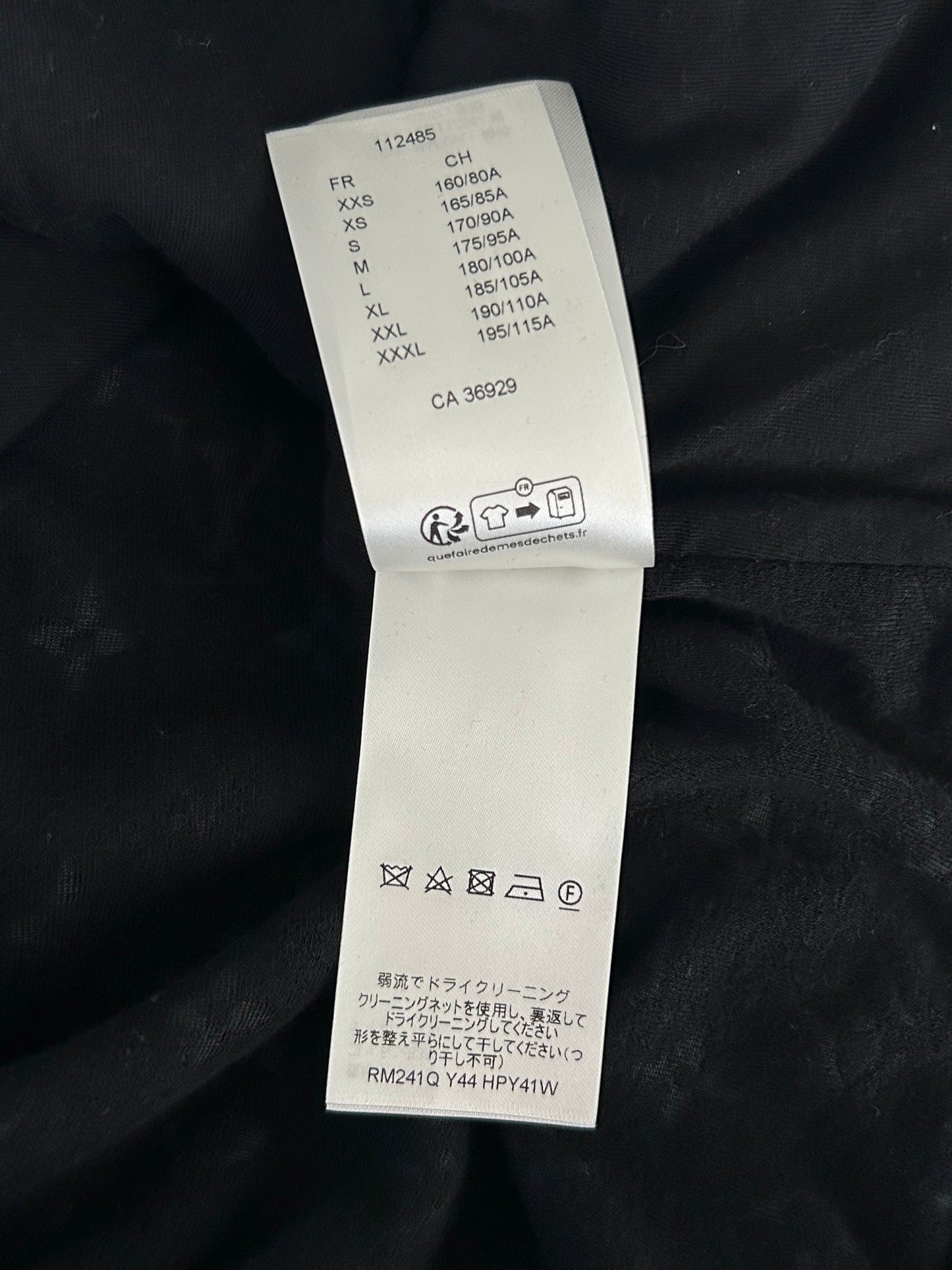Louis Vuitton Black Monogram Towel Zip Up Hoodie