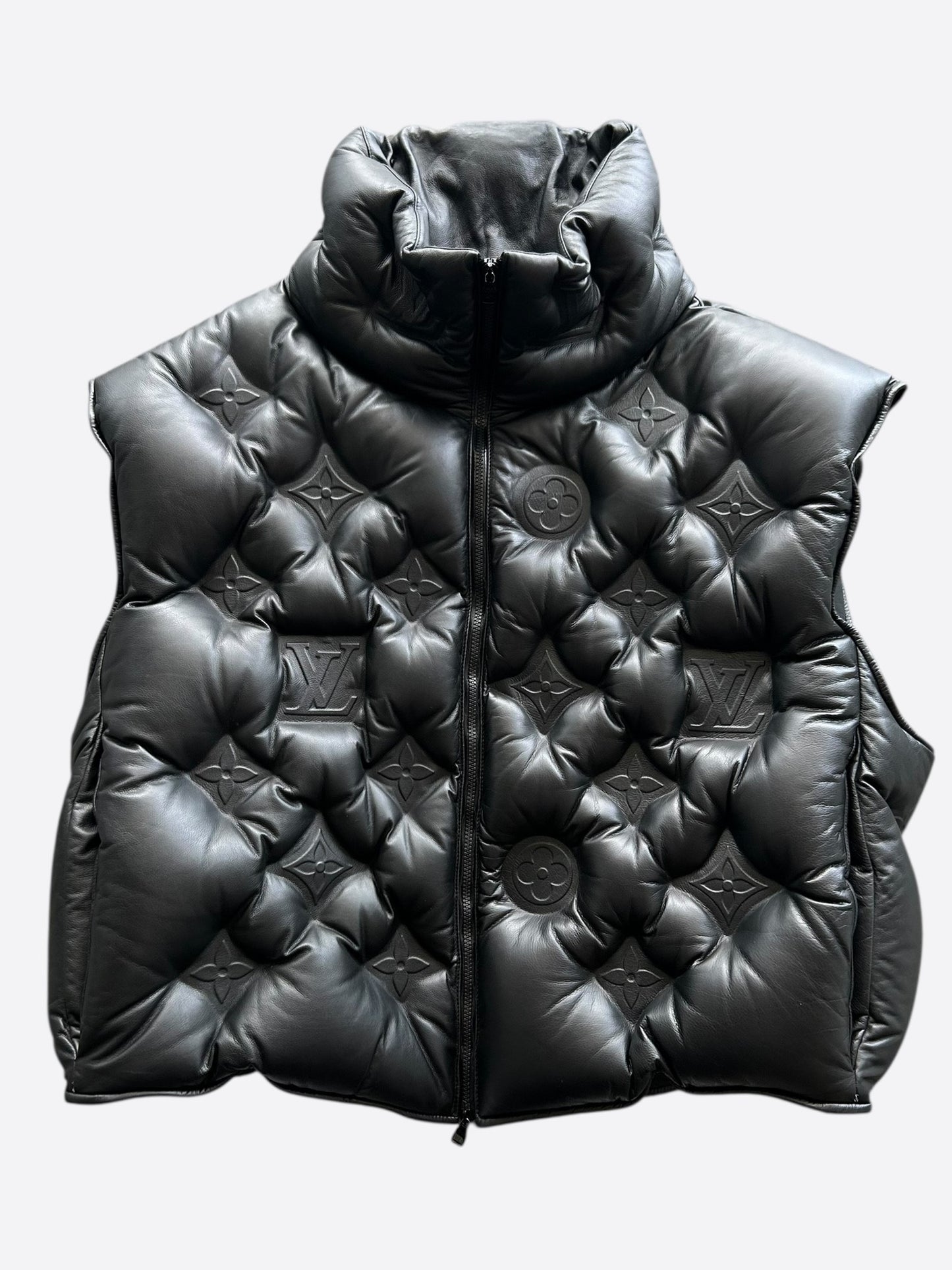 Louis Vuitton Black Monogram Boyhood Puffer Vest