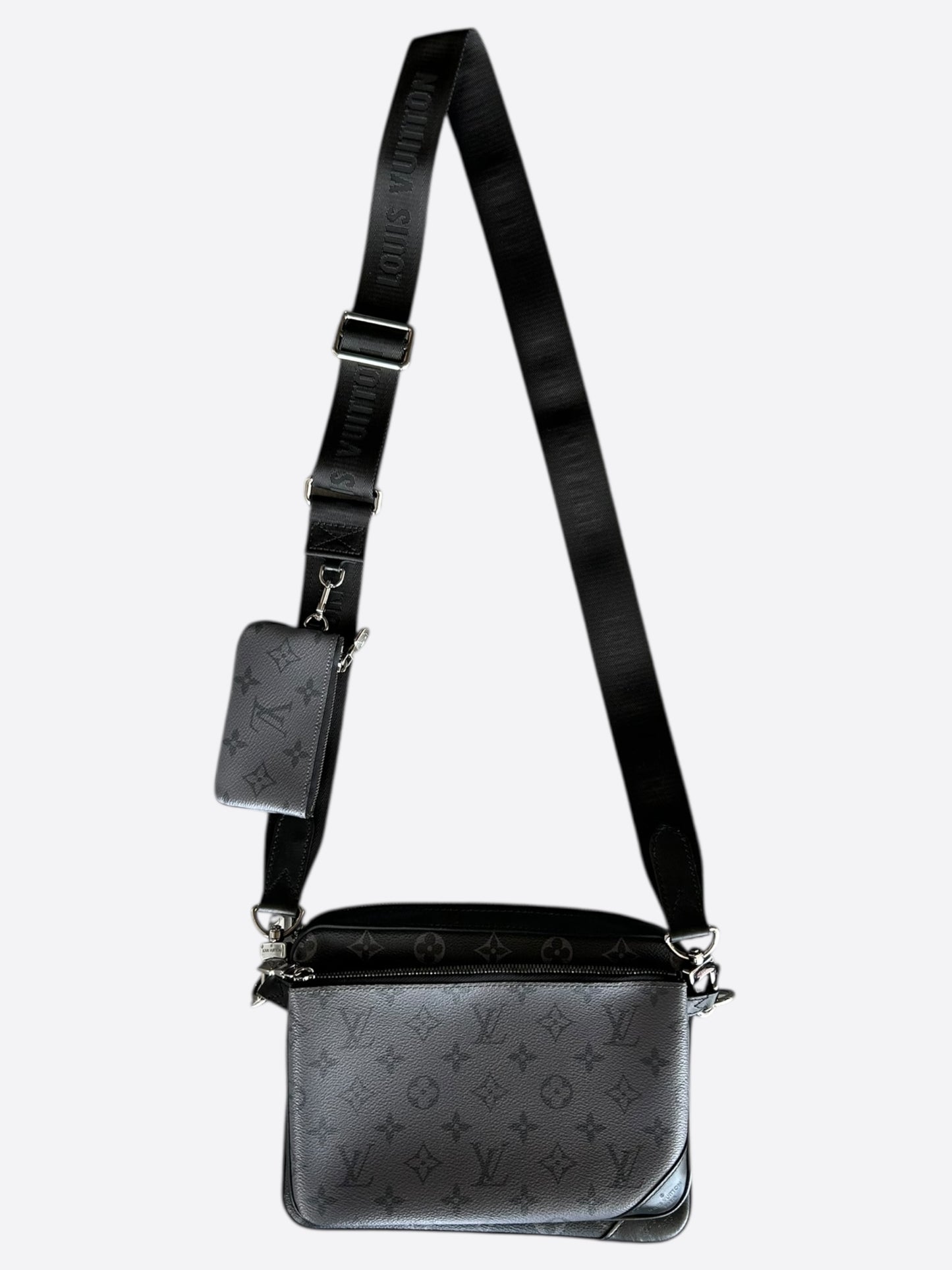 Louis Vuitton Reverse Monogram Eclipse Trio Messenger Bag