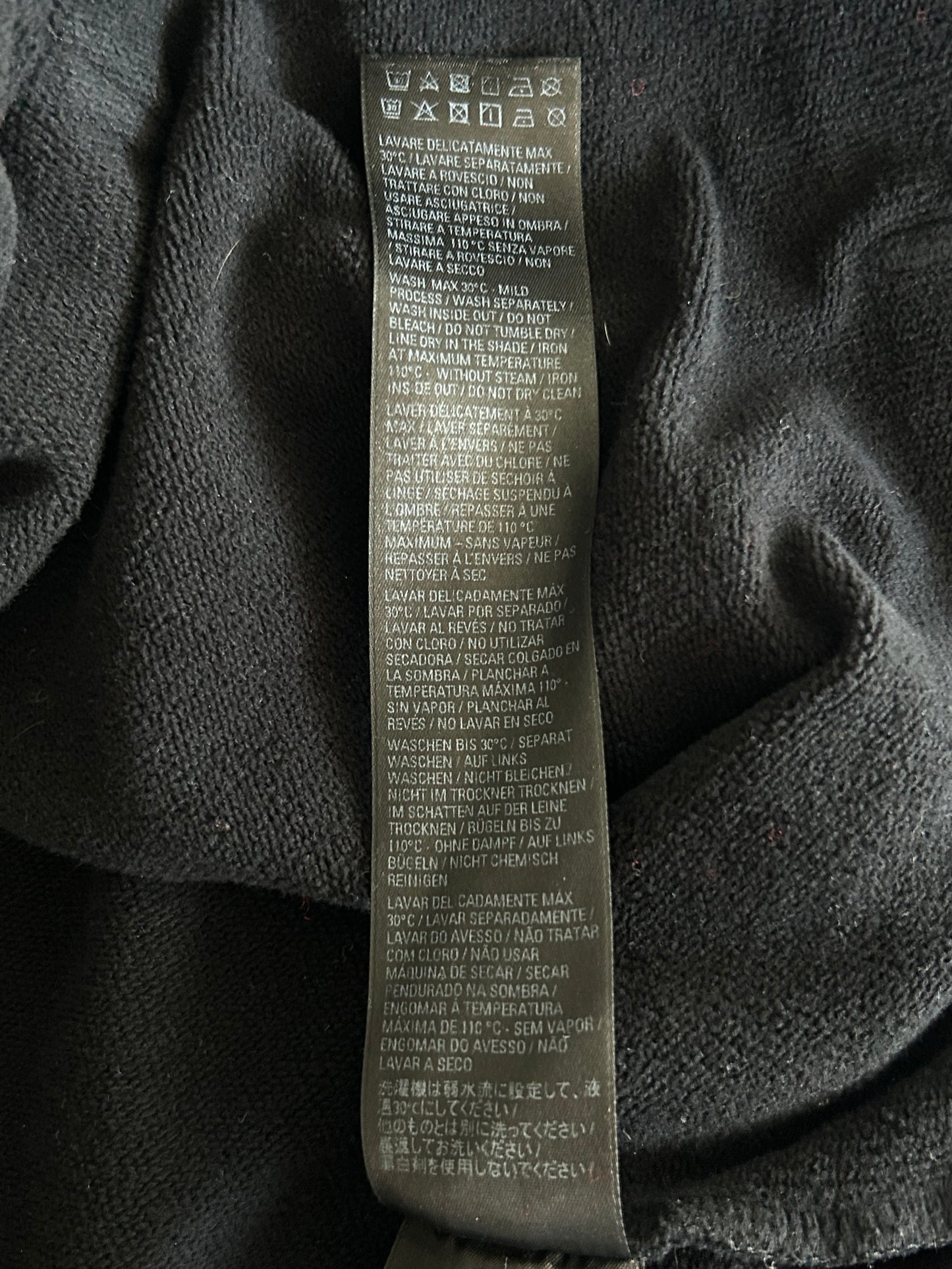 Balenciaga Black & White Miami Logo Hoodie