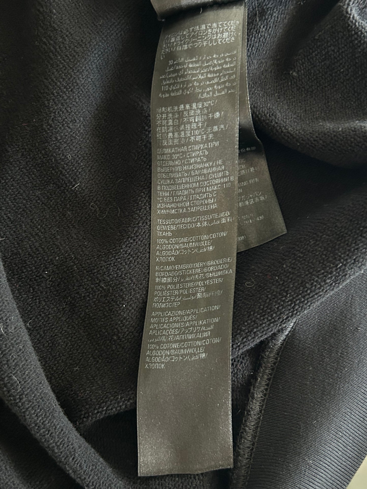 Balenciaga Black & White Miami Logo Hoodie