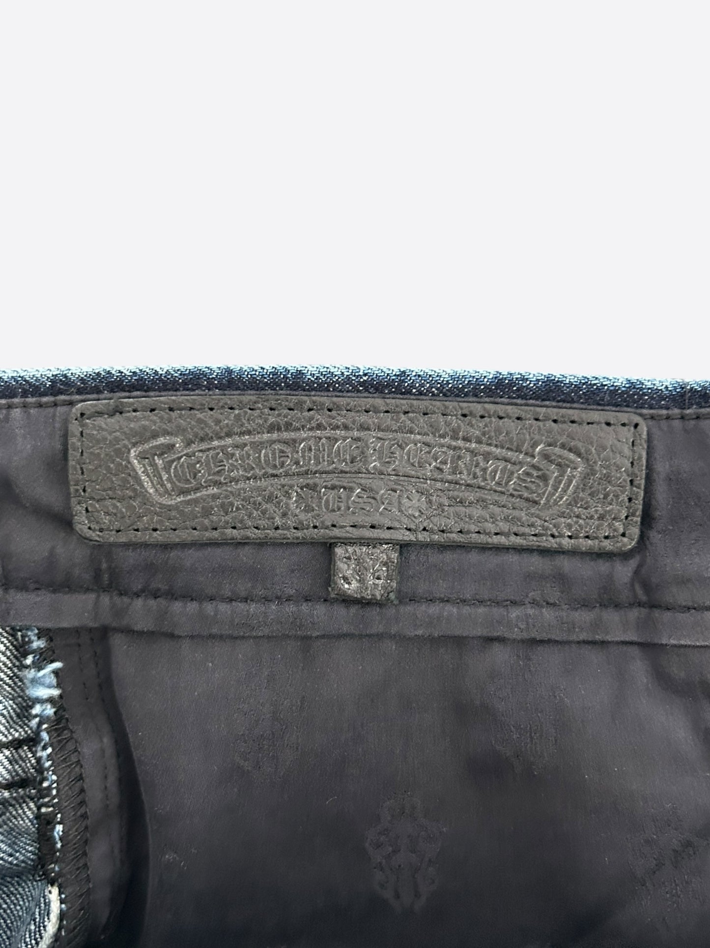 Chrome Hearts Blue Flared Jeans