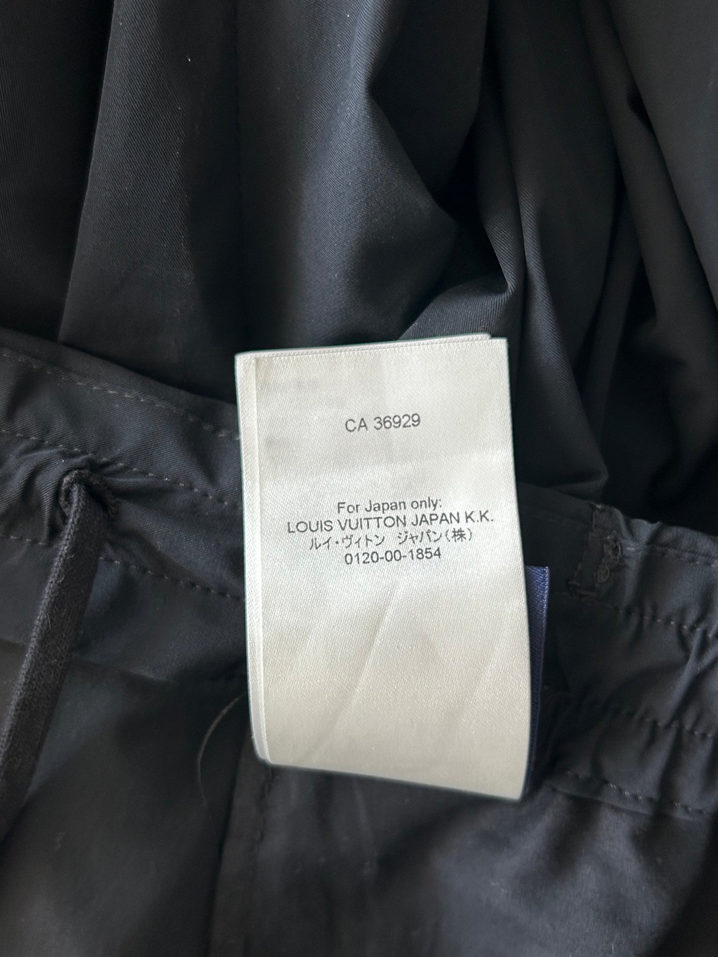 Louis Vuitton Tyler The Creator Black & White Logo Embroidered Trackpants