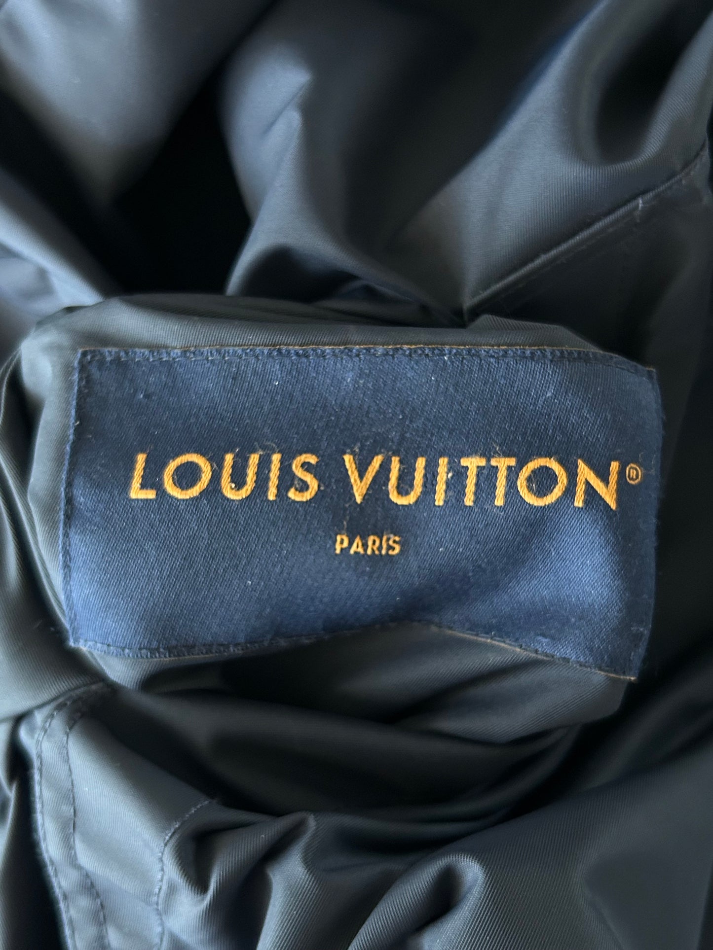 Louis Vuitton Navy Monogram Reversible Windbreaker