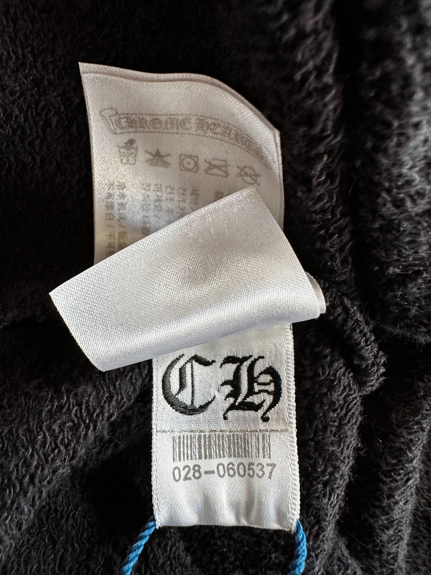 Chrome Hearts Black USA Flag Scroll Logo Hoodie