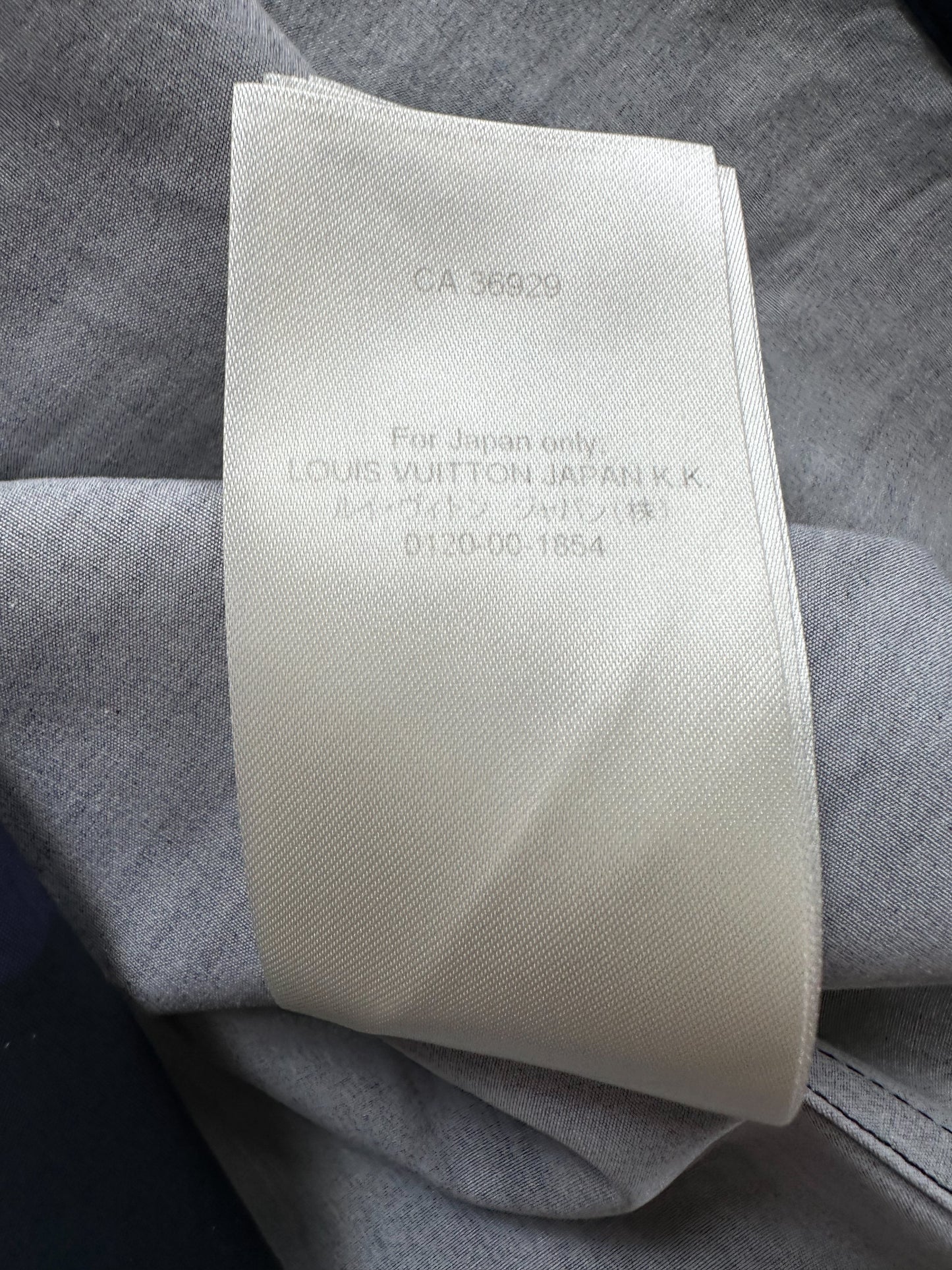 Louis Vuitton Nigo Blue Checkered Button Up Shirt
