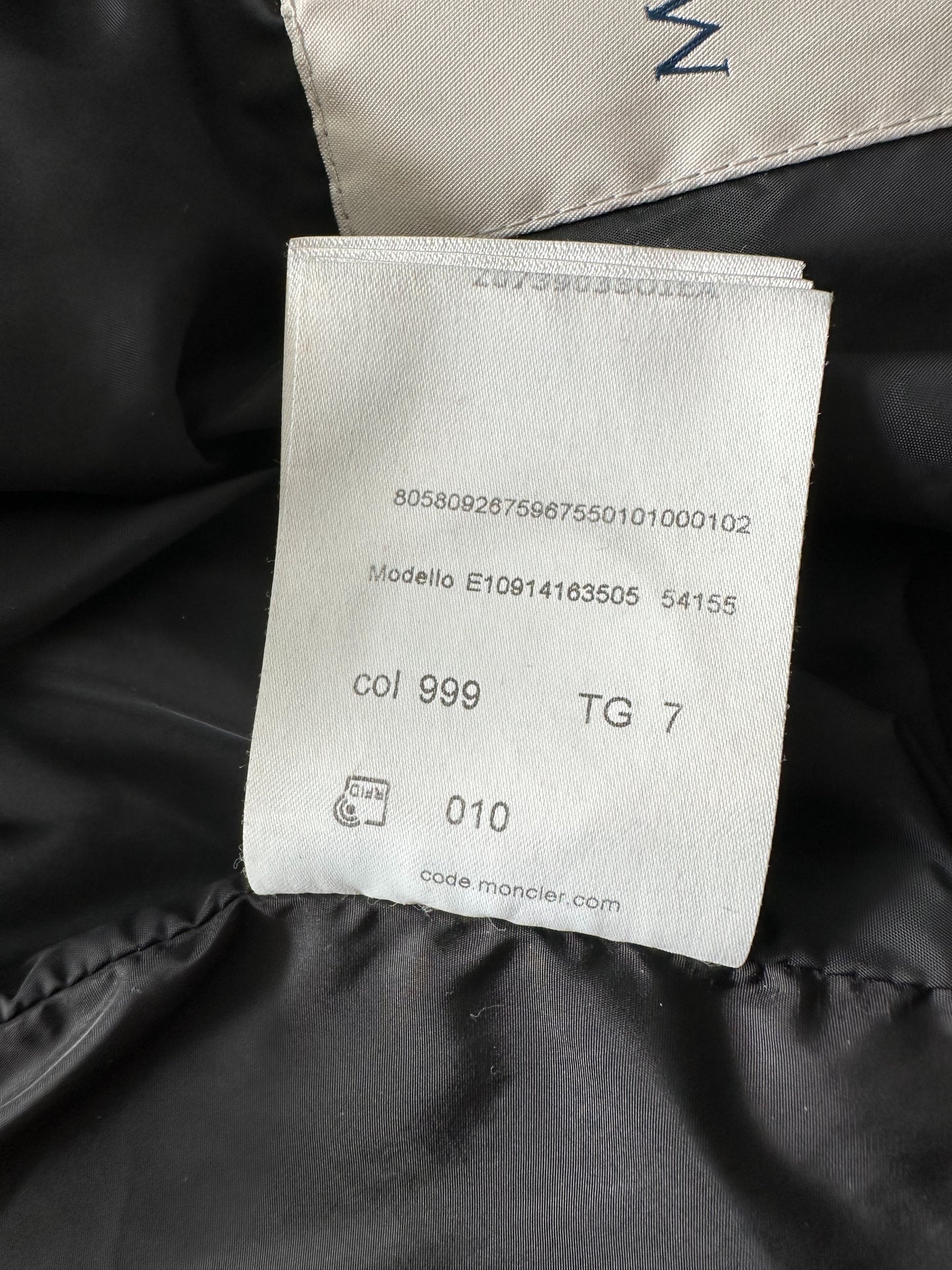 Moncler Black Massereau Logo Trim Windbreaker